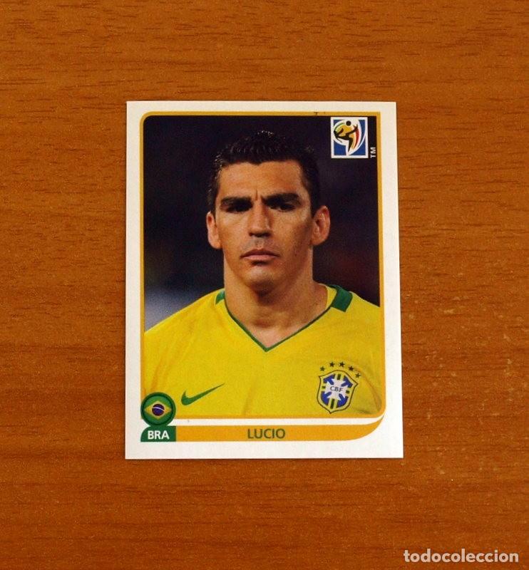 Cromos de f&uacute;tbol: Brasil -N&ordm; 489 Lucio -Mundial South Africa 2010 FIFA World Cup-Panini -Nunca Pegado