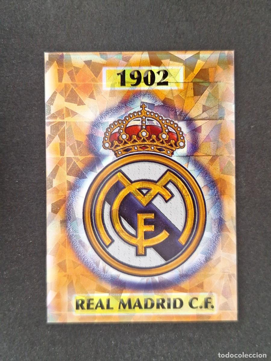Cromos de f&uacute;tbol: L1 ESCUDO REAL MADRID 1 MUNDICROMO LAS FICHAS DE LA LIGA 2004 03 04