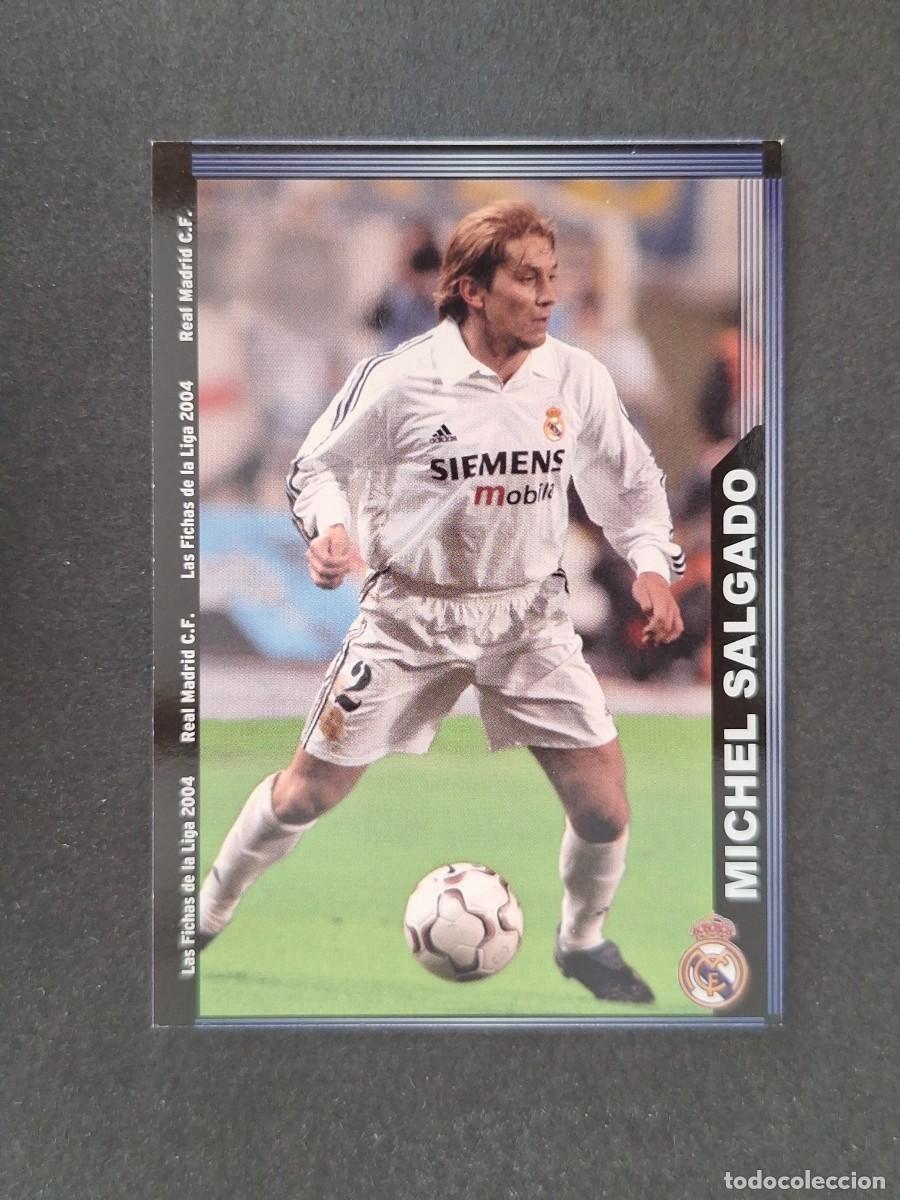 Fu&szlig;ball-Sticker: L1 MICHEL SALGADO REAL MADRID 6 MUNDICROMO LAS FICHAS DE LA LIGA 2004 03 04