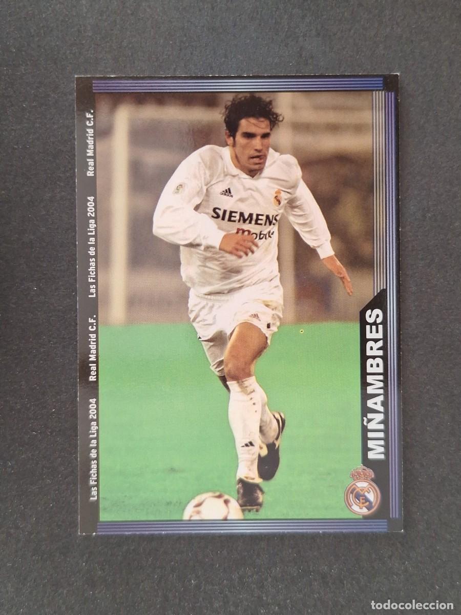 Fu&szlig;ball-Sticker: L1 MI&Ntilde;AMBRES REAL MADRID 7 MUNDICROMO LAS FICHAS DE LA LIGA 2004 03 04