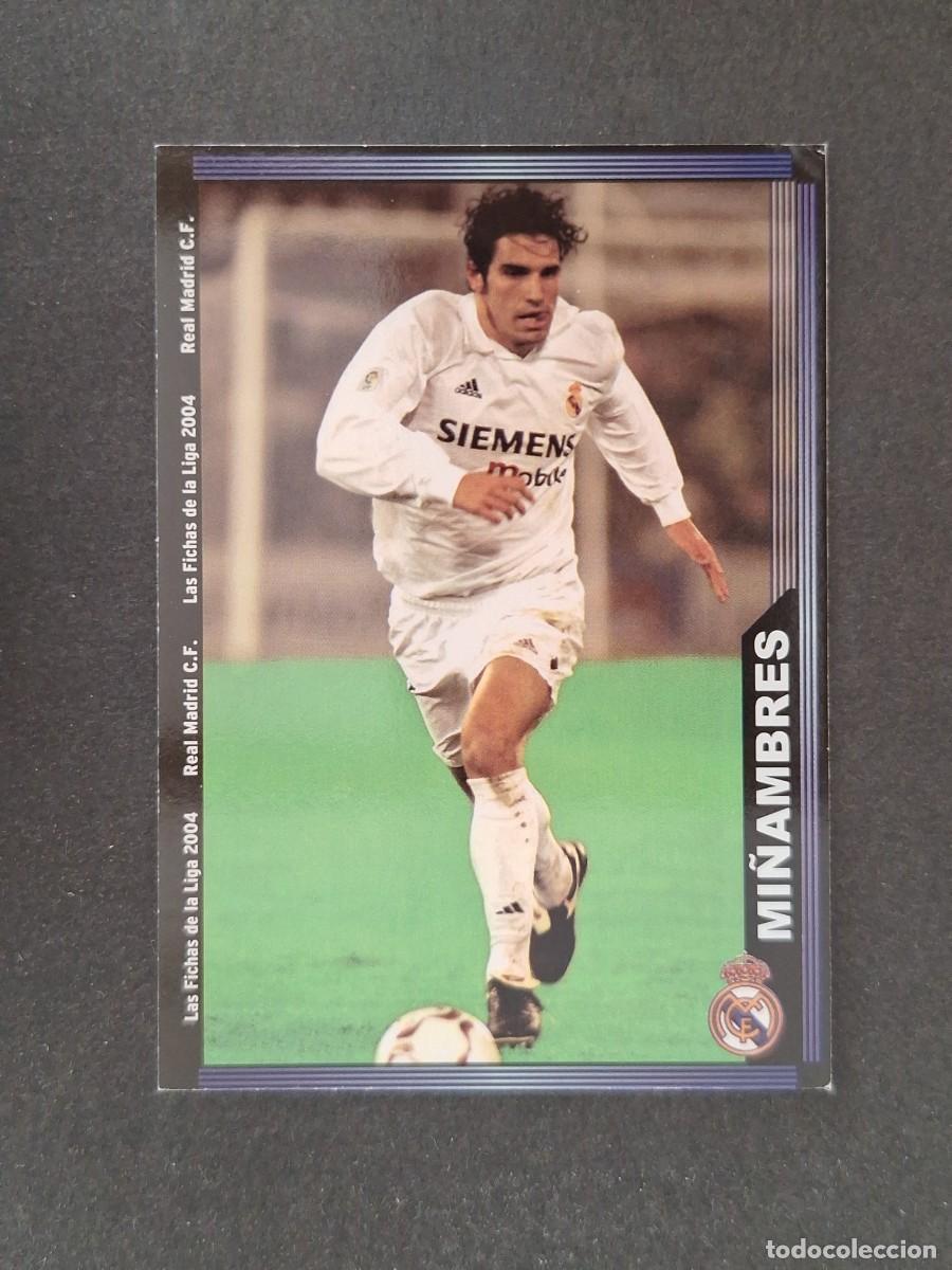 Fu&szlig;ball-Sticker: L1 MI&Ntilde;AMBRES REAL MADRID 7 MUNDICROMO LAS FICHAS DE LA LIGA 2004 03 04