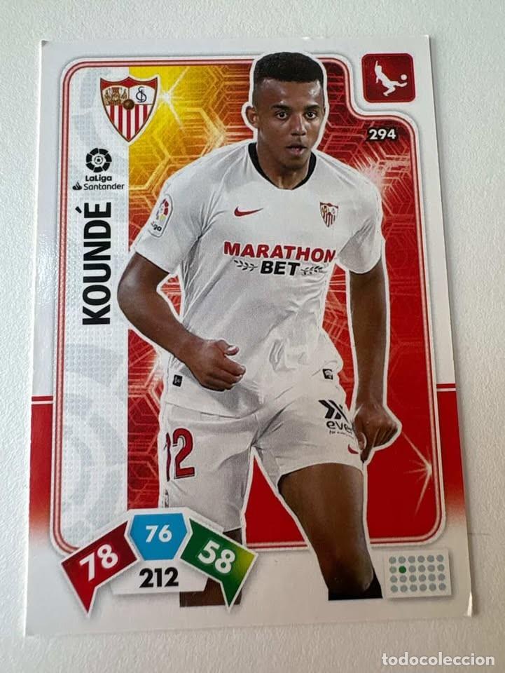Fu&szlig;ball-Sticker: Carta Kound&eacute; Sevilla 294 Adrenalyn 2019-20