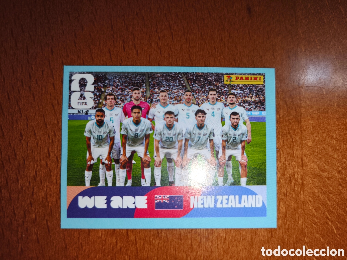 Fu&szlig;ball-Sticker: NZL13 Equipo NZL 13 Fifa World Cup 2026 Nueva Zelanda