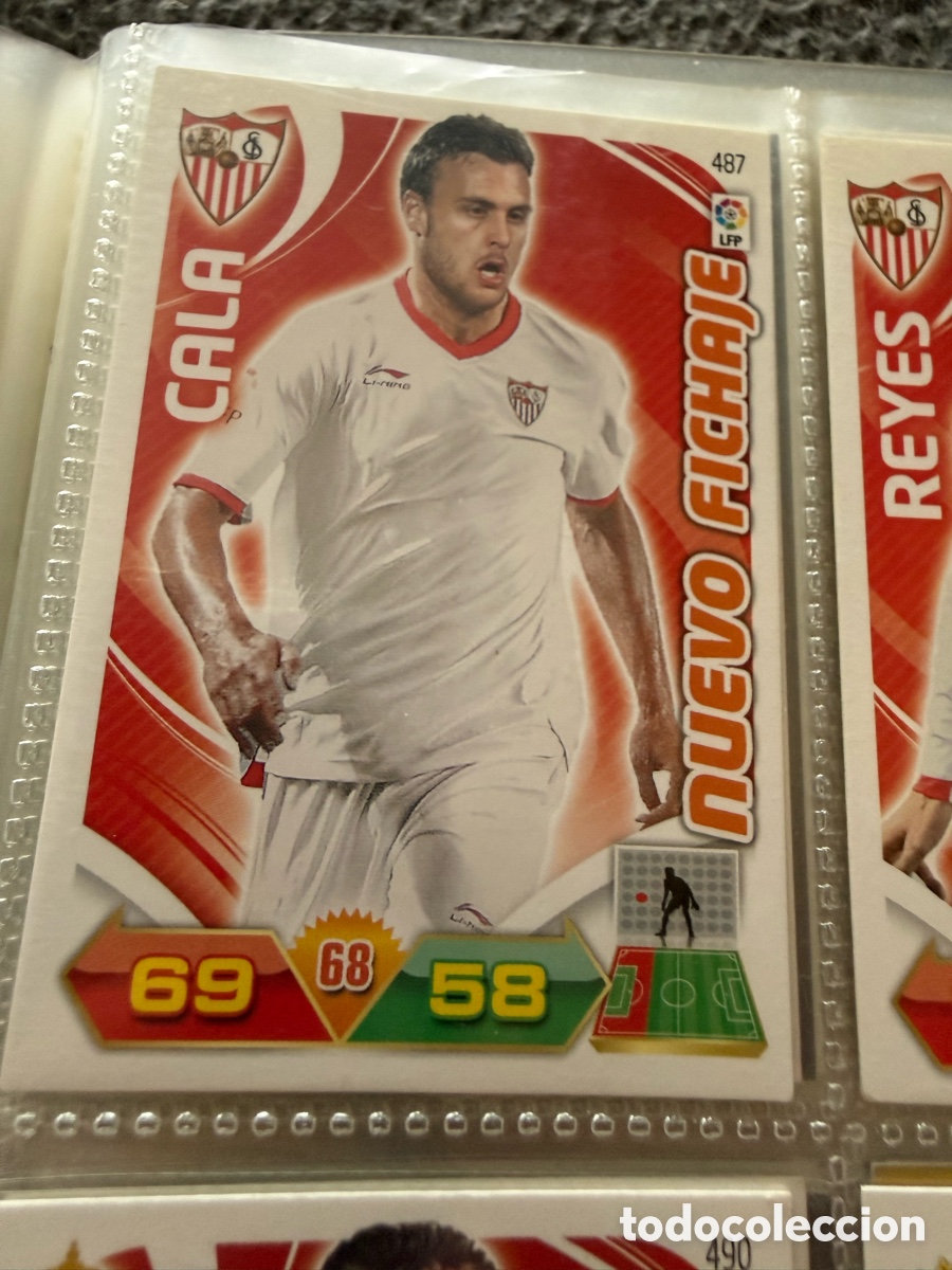 Cromos de f&uacute;tbol: ADRENALYN XL. 2011-12. CALA ( Sevilla ) NUEVO FICHAJE
