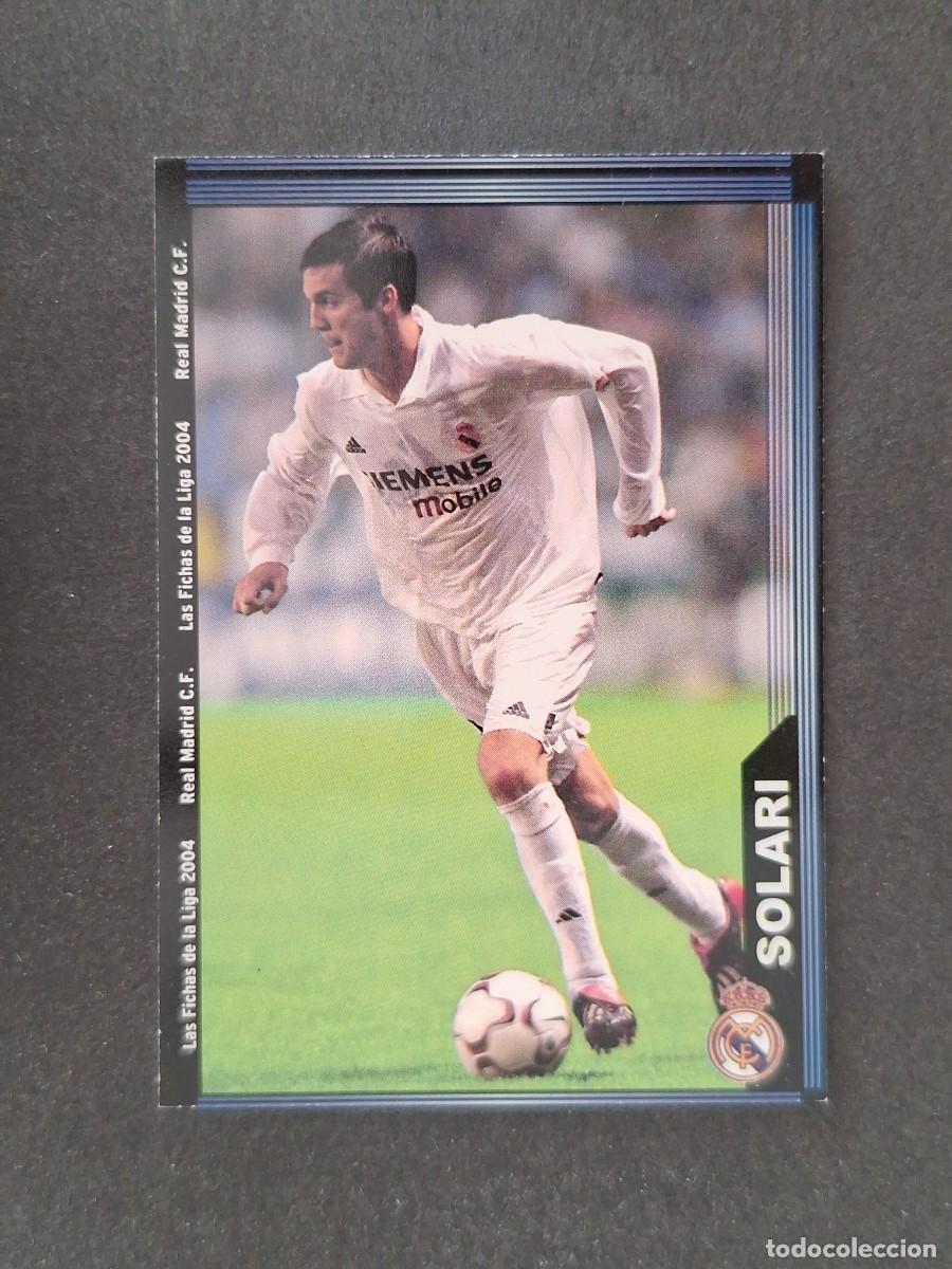 Cromos de Futebol: L1 SOLARI REAL MADRID 15 MUNDICROMO LAS FICHAS DE LA LIGA 2004 03 04