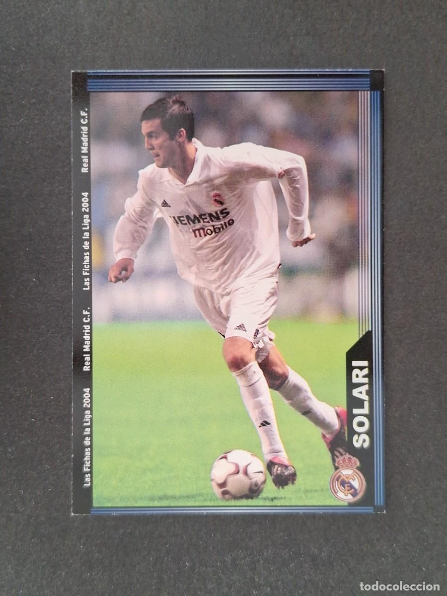 Cromos de Futebol: L1 SOLARI REAL MADRID 15 MUNDICROMO LAS FICHAS DE LA LIGA 2004 03 04