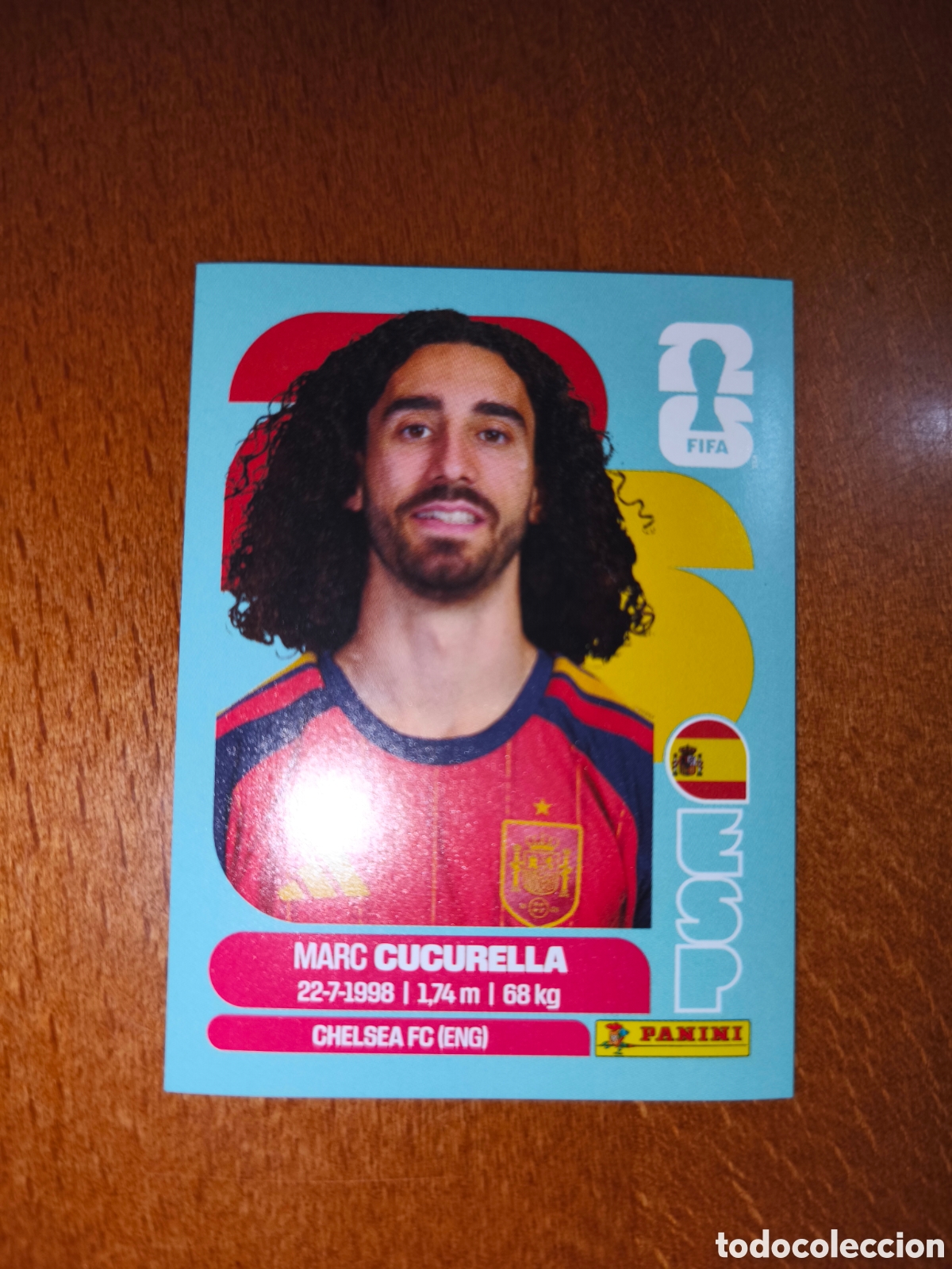 Fu&szlig;ball-Sticker: ESP8 Marc Cucurella ESP 8 Fifa World Cup 2026 Espa&ntilde;a