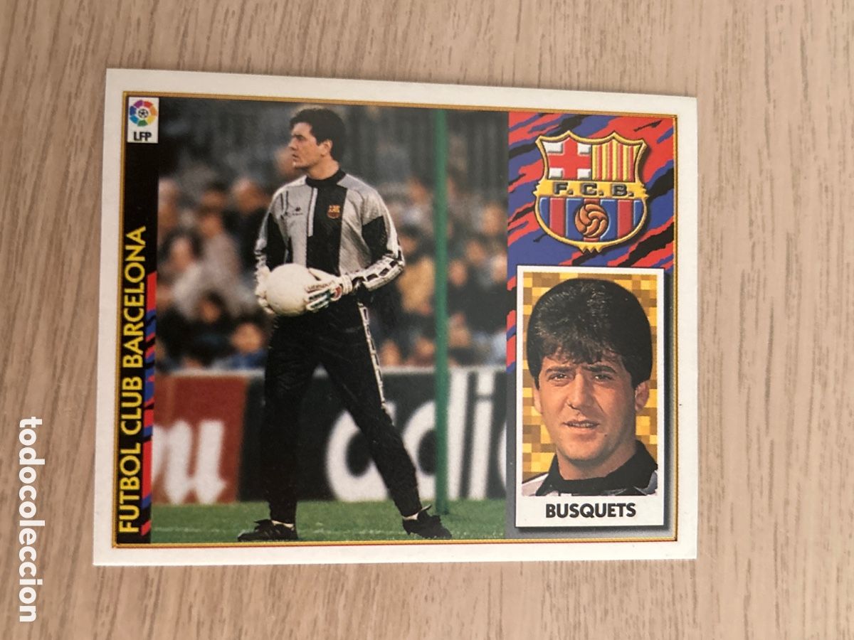 Fu&szlig;ball-Sticker: BUSQUETS BARCELONA LIGA ESTE 1997 1998 97 98 NUNCA PEGADO SIN PEGAR