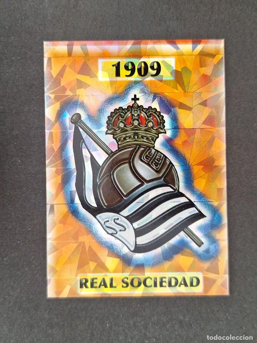 Fu&szlig;ball-Sticker: L1 ESCUDO REAL SOCIEDAD 28 MUNDICROMO LAS FICHAS DE LA LIGA 2004 03 04