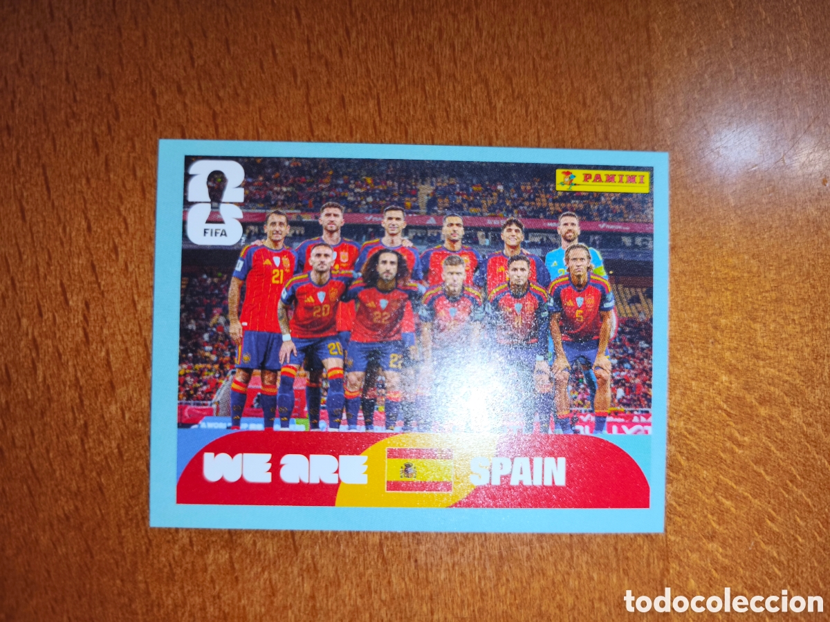 Fu&szlig;ball-Sticker: ESP13 Equipo ESP 13 Fifa World Cup 2026 Espa&ntilde;a