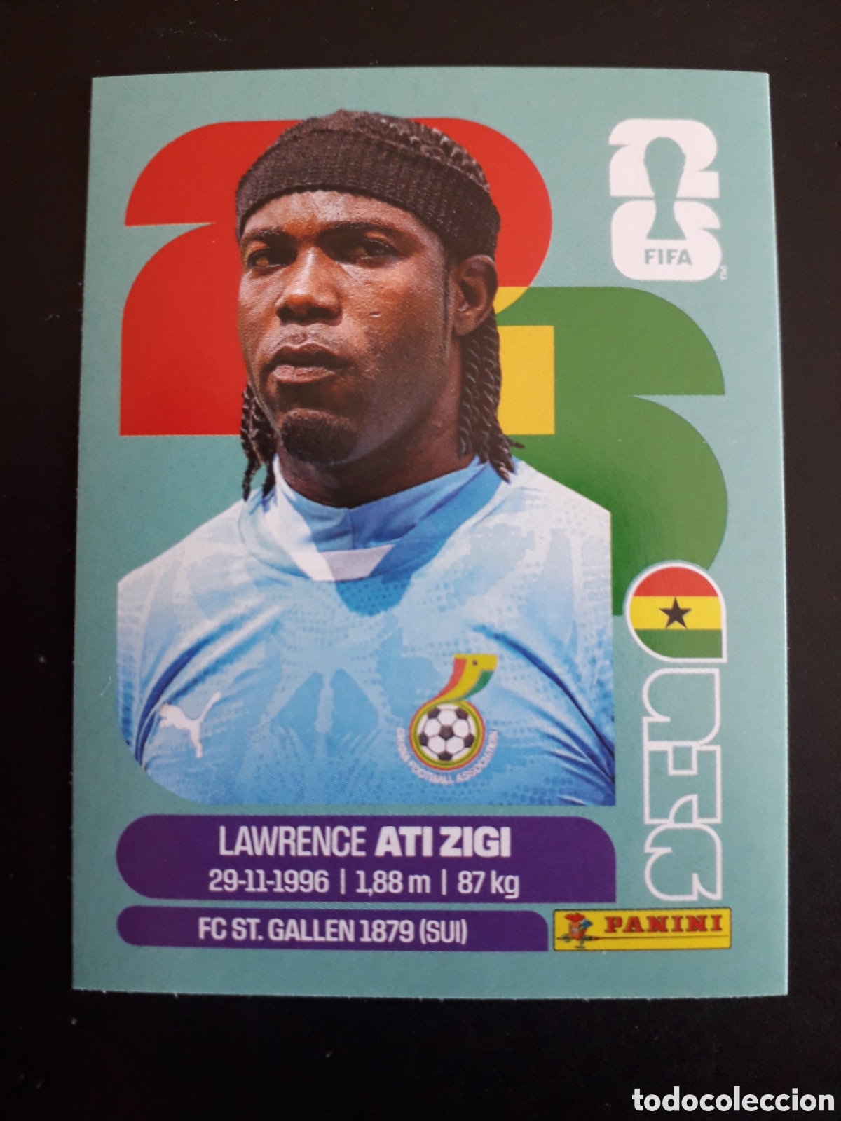 Cromos de f&uacute;tbol: ATI ZIGI GHANA GHA 2 MUNDIAL F&Uacute;TBOL 2026 FIFA WORLD CUP PANINI SIN PEGAR PEDIDO M&Iacute;NIMO 3&euro;.