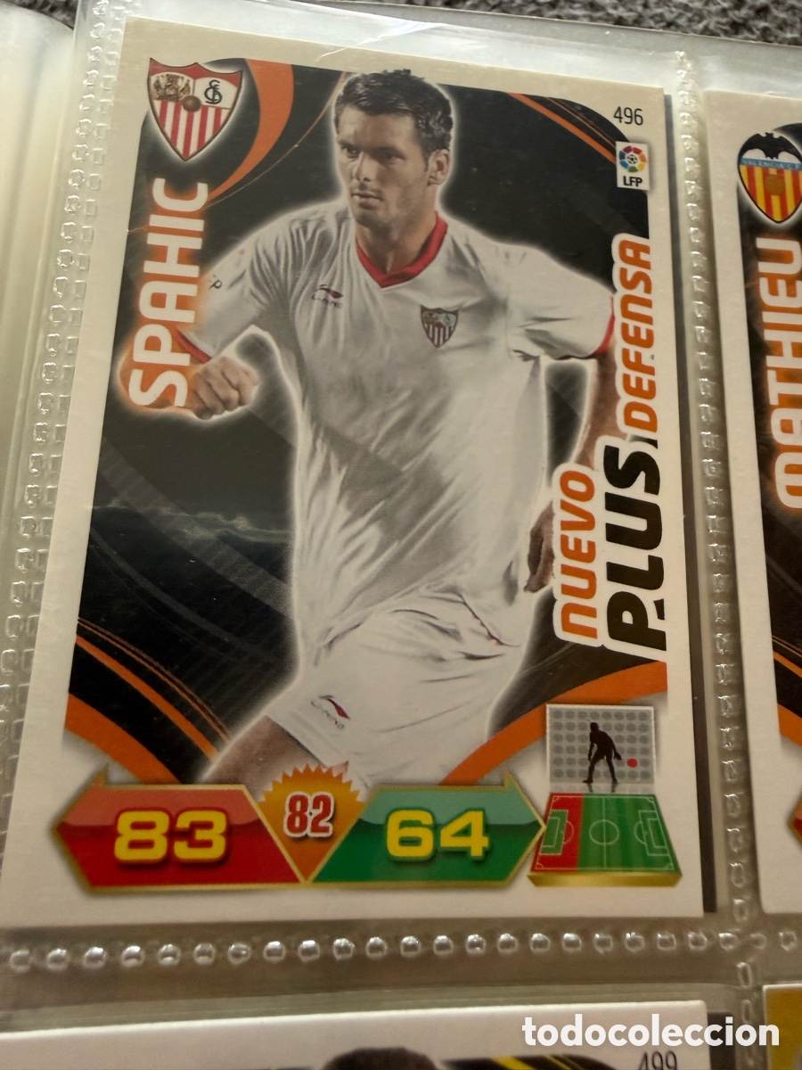 Figurine di Calcio: ADRENALYN XL. 2011-12. SPAHIC ( Sevilla ). NUEVO PLUS DEFENSA