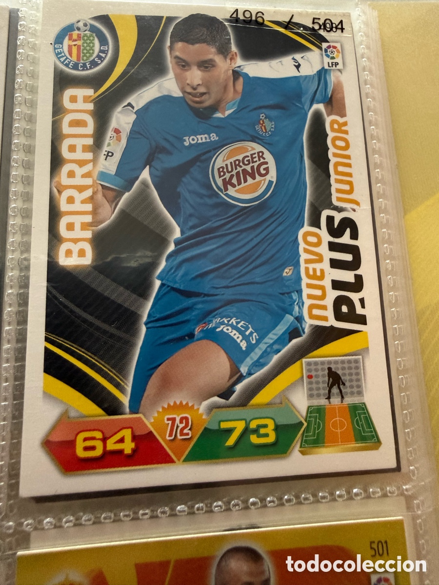 Cromos de f&uacute;tbol: ADRENALYN XL. 2011-12. BARRADA ( Getafe). NUEVO PLUS JUNIOR