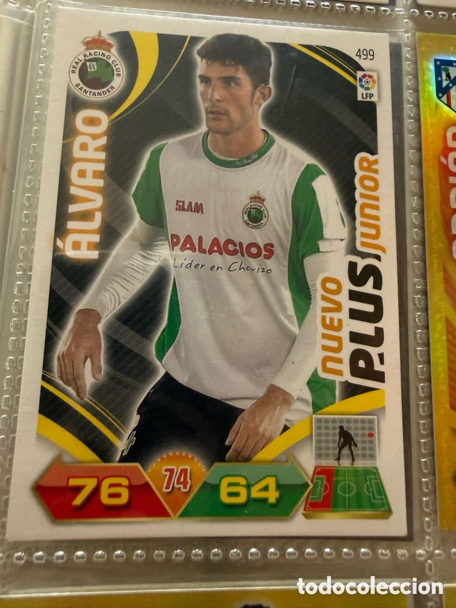 Cromos de f&uacute;tbol: ADRENALYN XL. 2011-12. ALVARO ( Racing). NUEVO PLUS JUNIOR