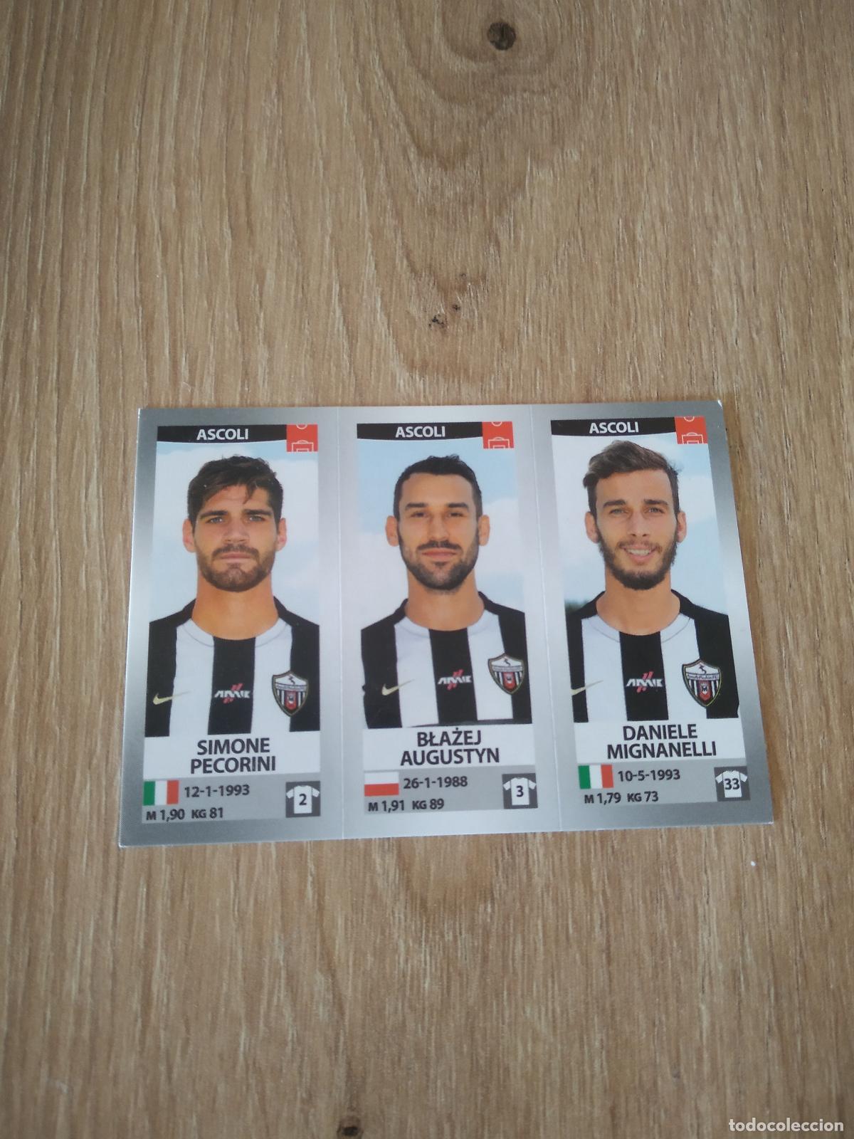 Cromos de Futebol: 584 PECORINI AUGUSTYN MIGNANELLI CROMO FUTBOL PANINI LIGA ITALIA 16-17 CALCIATORI 2016-2017