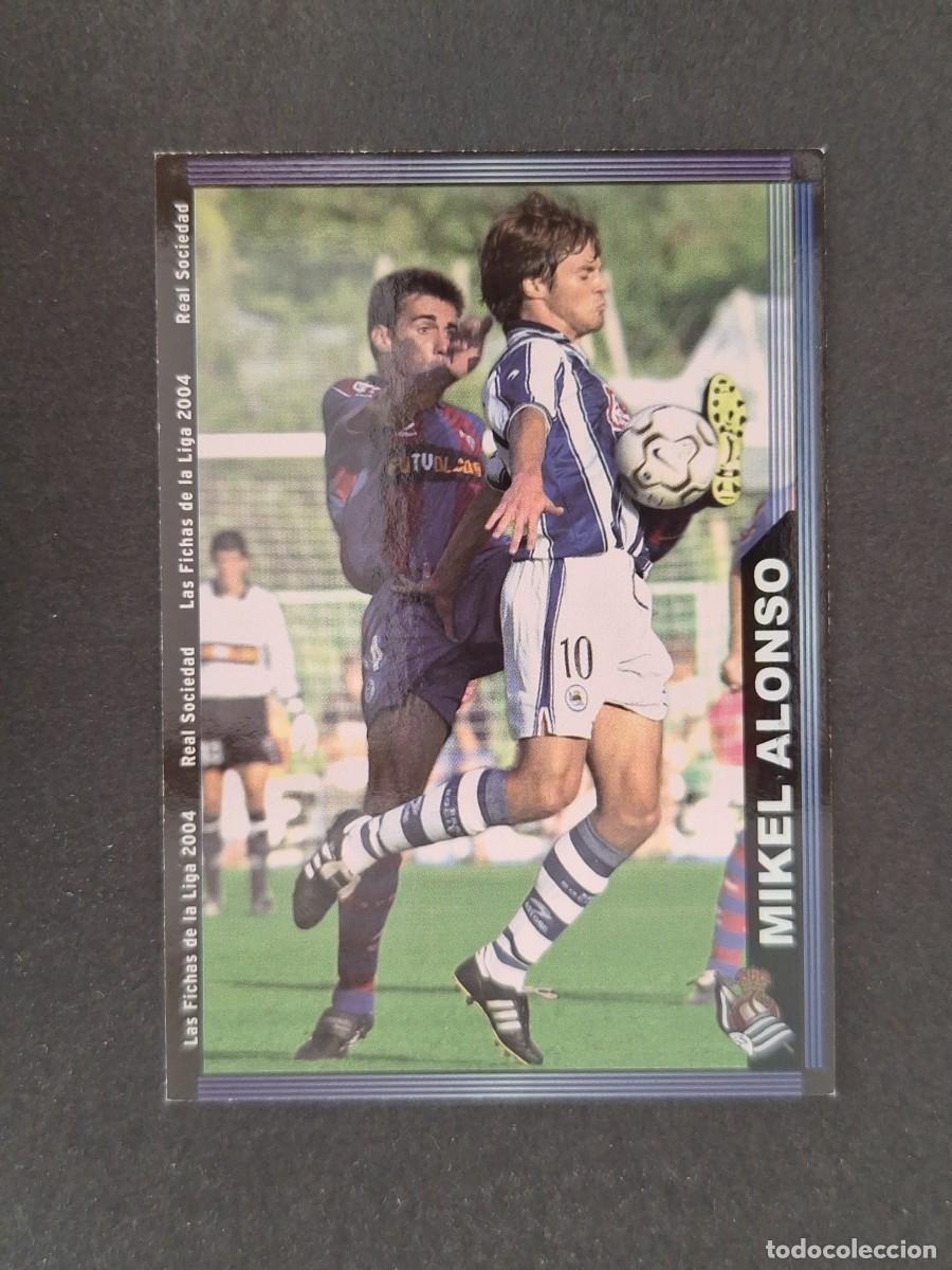Cromos de Futebol: L1 MIKEL ALONSO REAL SOCIEDAD 49 MUNDICROMO LAS FICHAS DE LA LIGA 2004 03 04