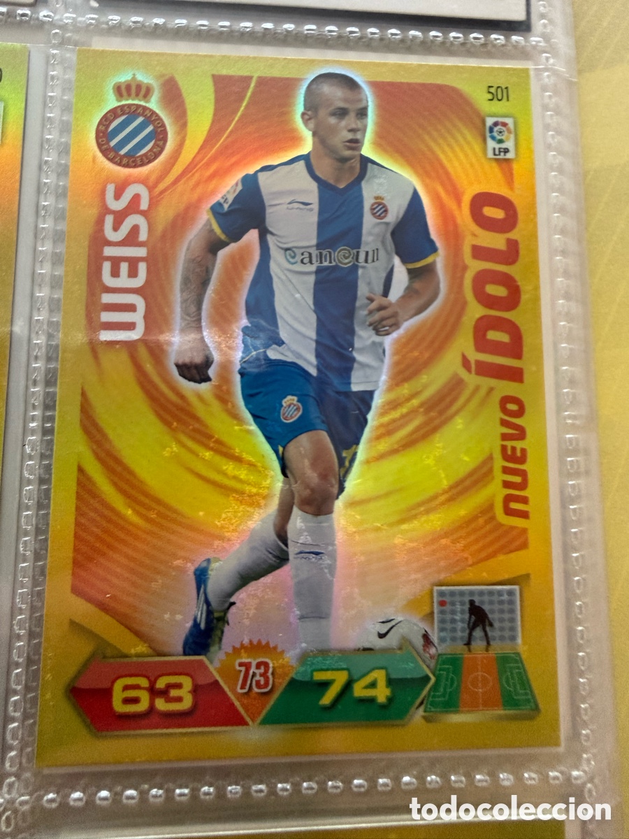 Cromos de Futebol: ADRENALYN XL. 2011-12. WEISS ( Espanyol). NUEVO &Iacute;DOLO