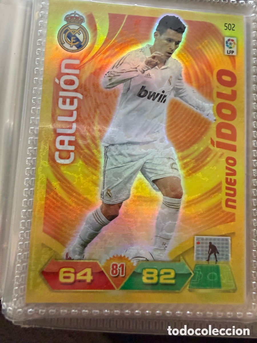 Cartes &agrave; collectionner de Football: ADRENALYN XL. 2011-12. CALLEJ&Oacute;N ( Real Madrid). NUEVO &Iacute;DOLO