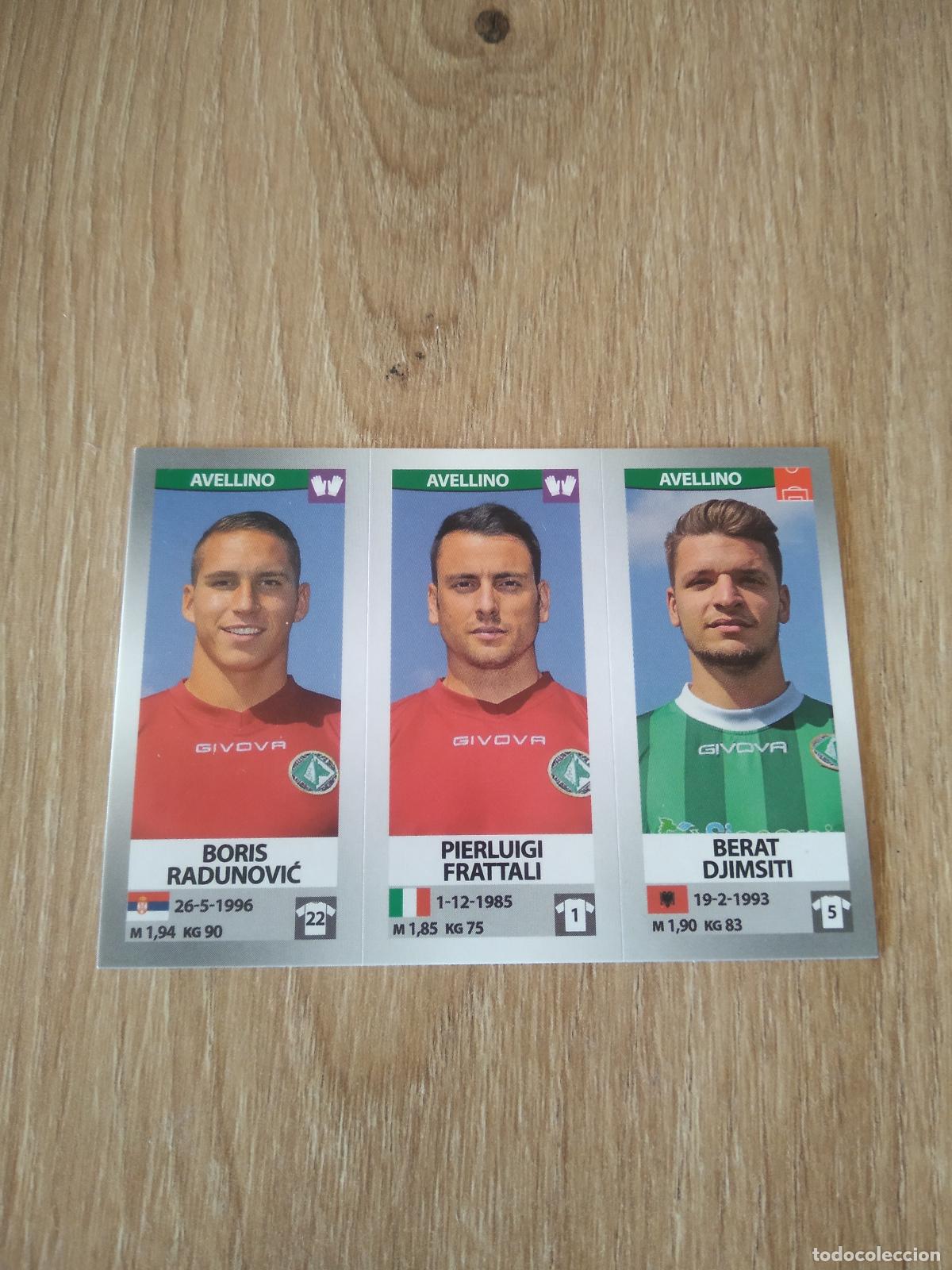 Fu&szlig;ball-Sticker: 590 RADUNOVIC FRATTALI DJIMSITI CROMO FUTBOL PANINI LIGA ITALIA 16-17 CALCIATORI 2016-2017