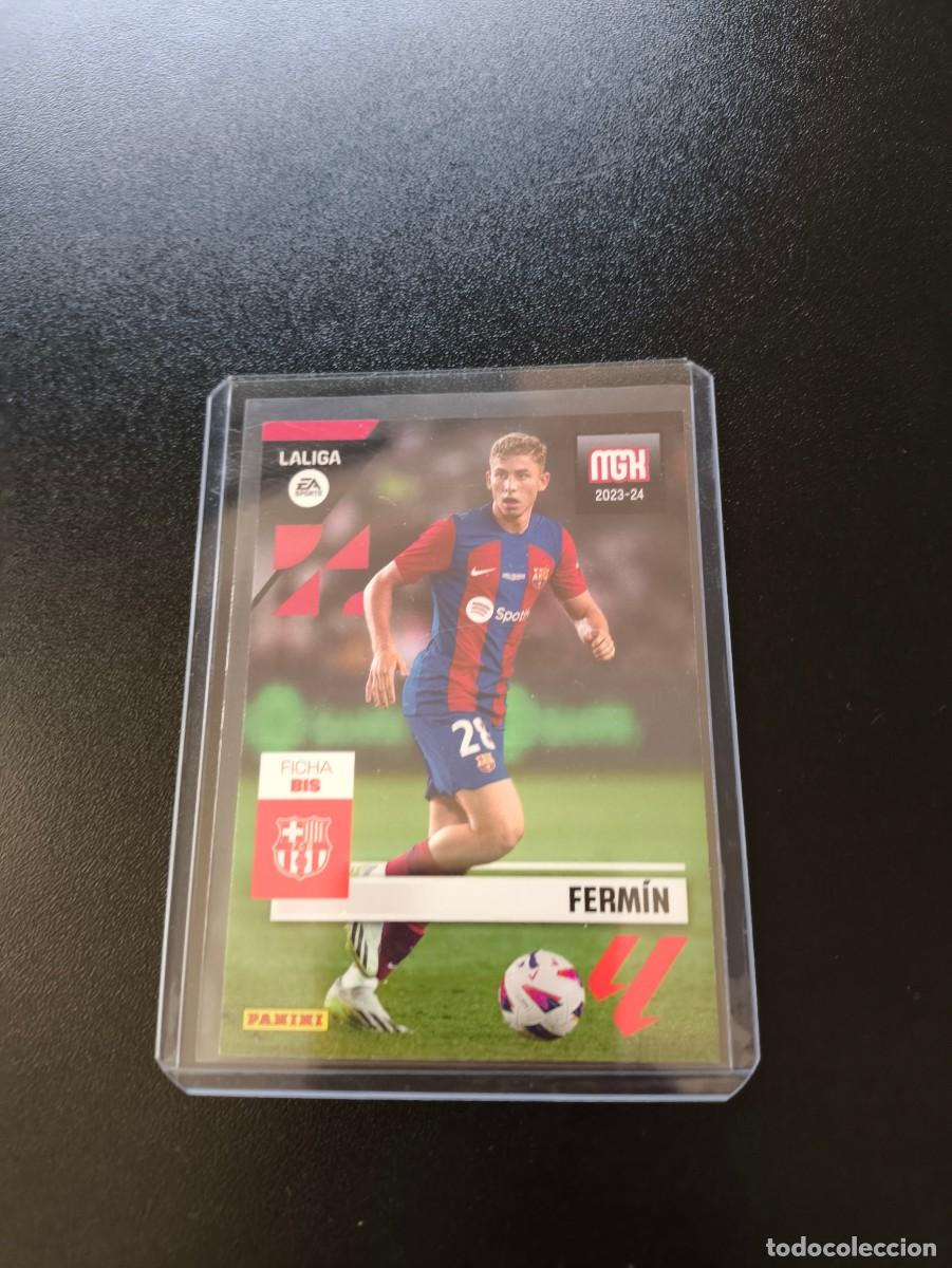 Figurine di Calcio: 511 FERMIN LOPEZ BARCELONA ROOKIE CARD PANINI LIGA MEGACRACKS 2023 2024 NO ESTE