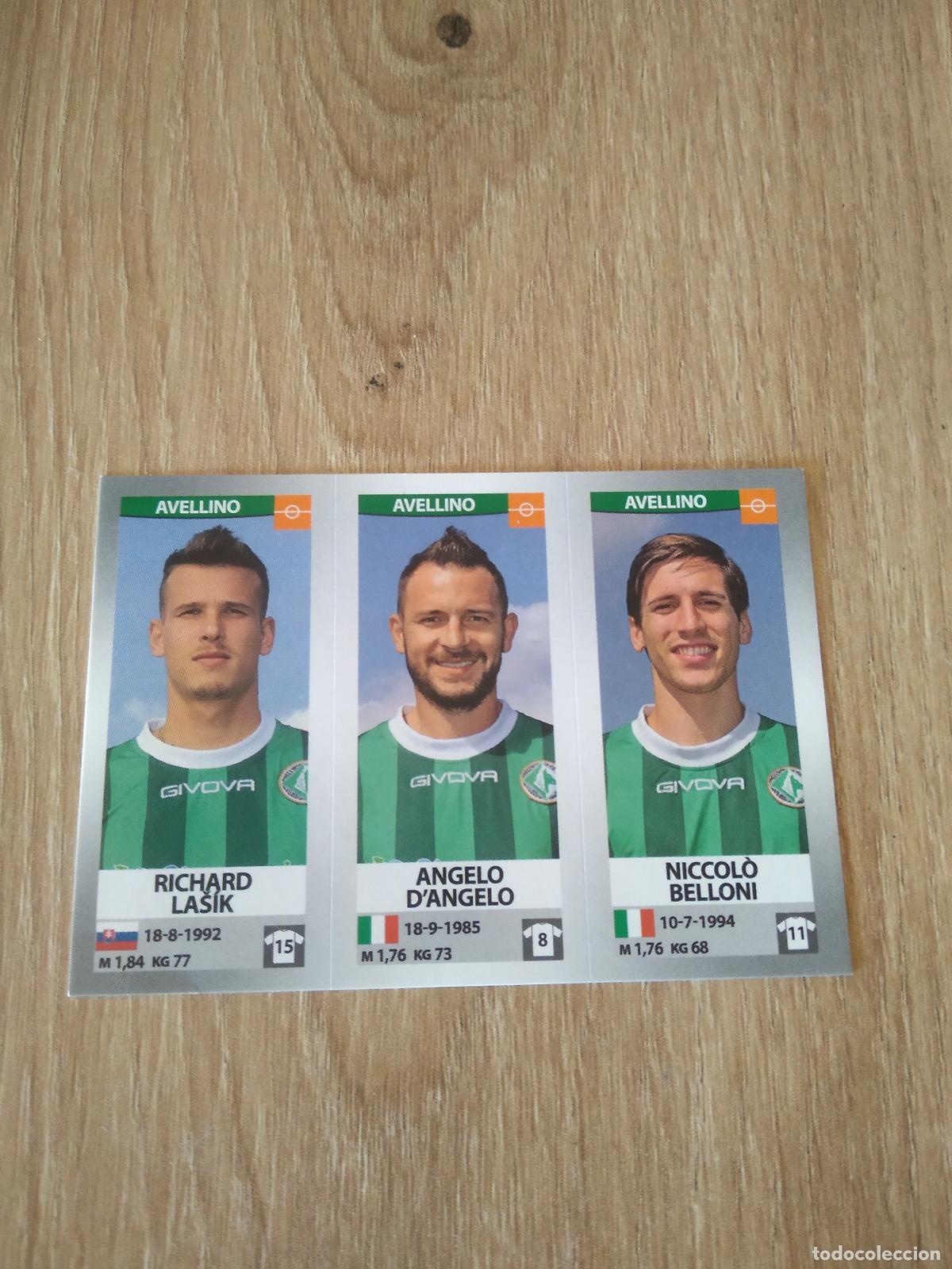 Football Stickers: 593 LASIK D'ANGELO BELLONI AVELLINO CROMO FUTBOL PANINI LIGA ITALIA 16-17 CALCIATORI 2016-2017
