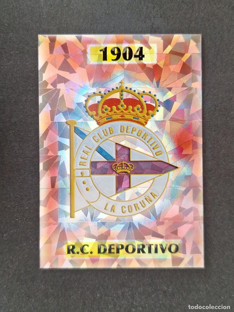 Football Stickers: L1 ESCUDO DEPORTIVO DE LA CORU&Ntilde;A 55 MUNDICROMO LAS FICHAS DE LA LIGA 2004 03 04
