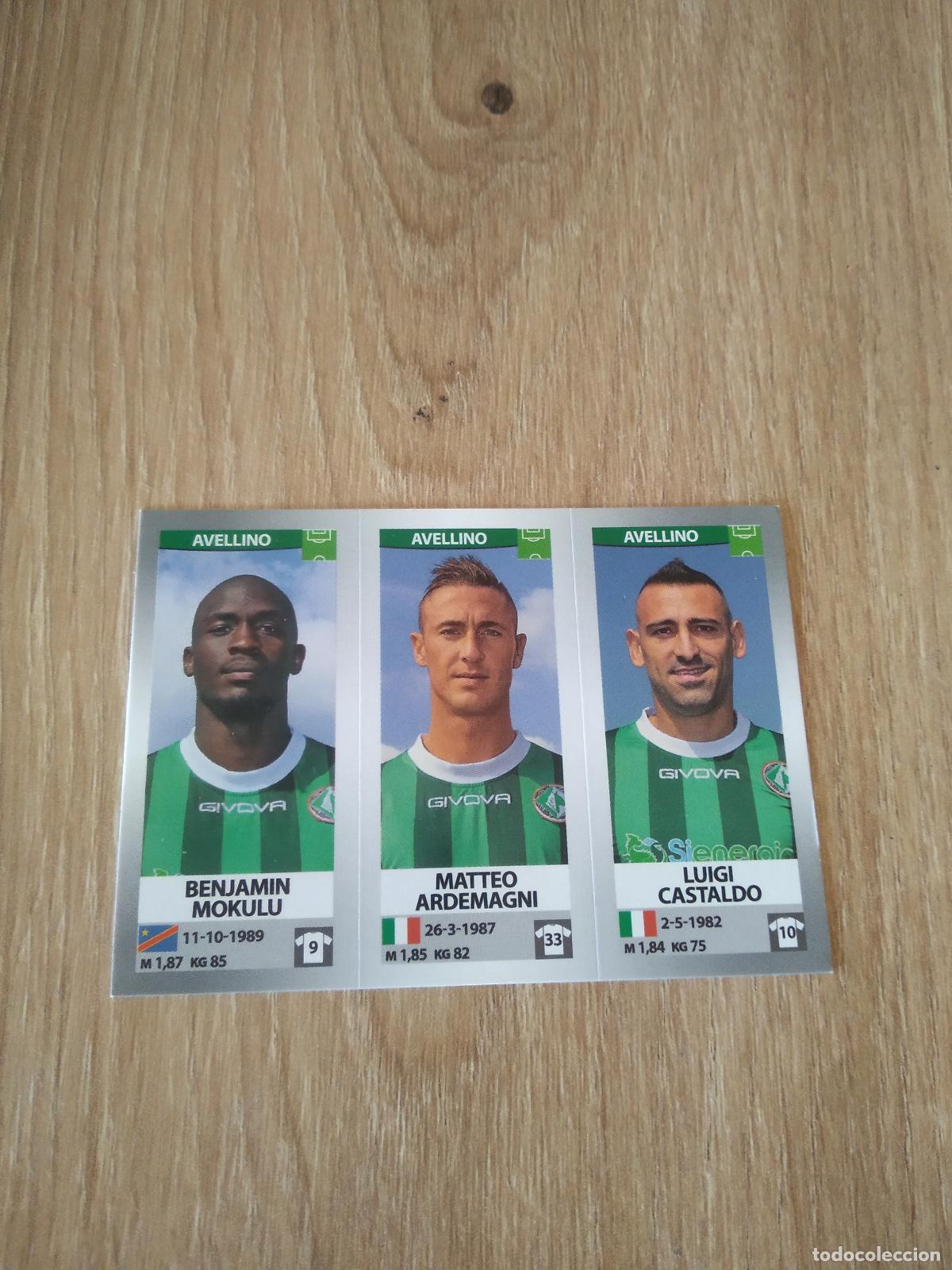 Cromos de f&uacute;tbol: 595 MOKULU ARDEMAGNI CASTALDO AVELLINO CROMO FUTBOL PANINI LIGA ITALIA 16-17 CALCIATORI 2016-2017