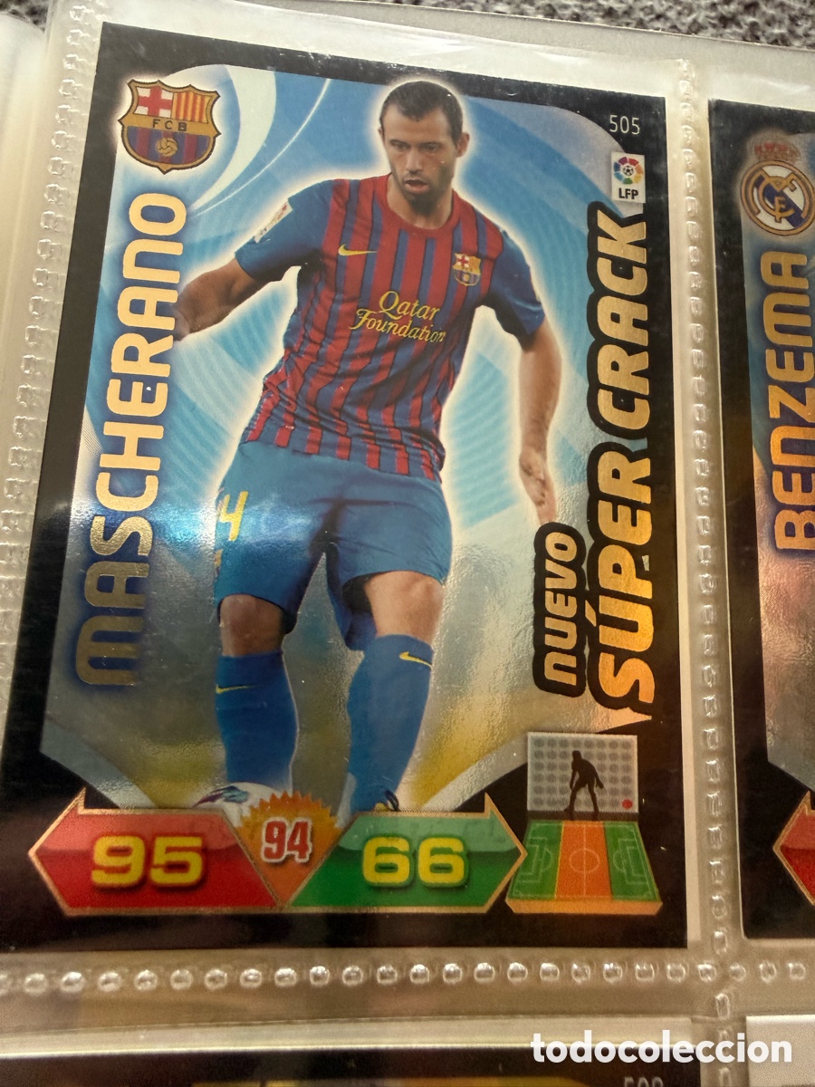 Cromos de f&uacute;tbol: ADRENALYN XL. 2011-12. MASCHERANO ( FC Barcelona). NUEVO SUPER CRACK