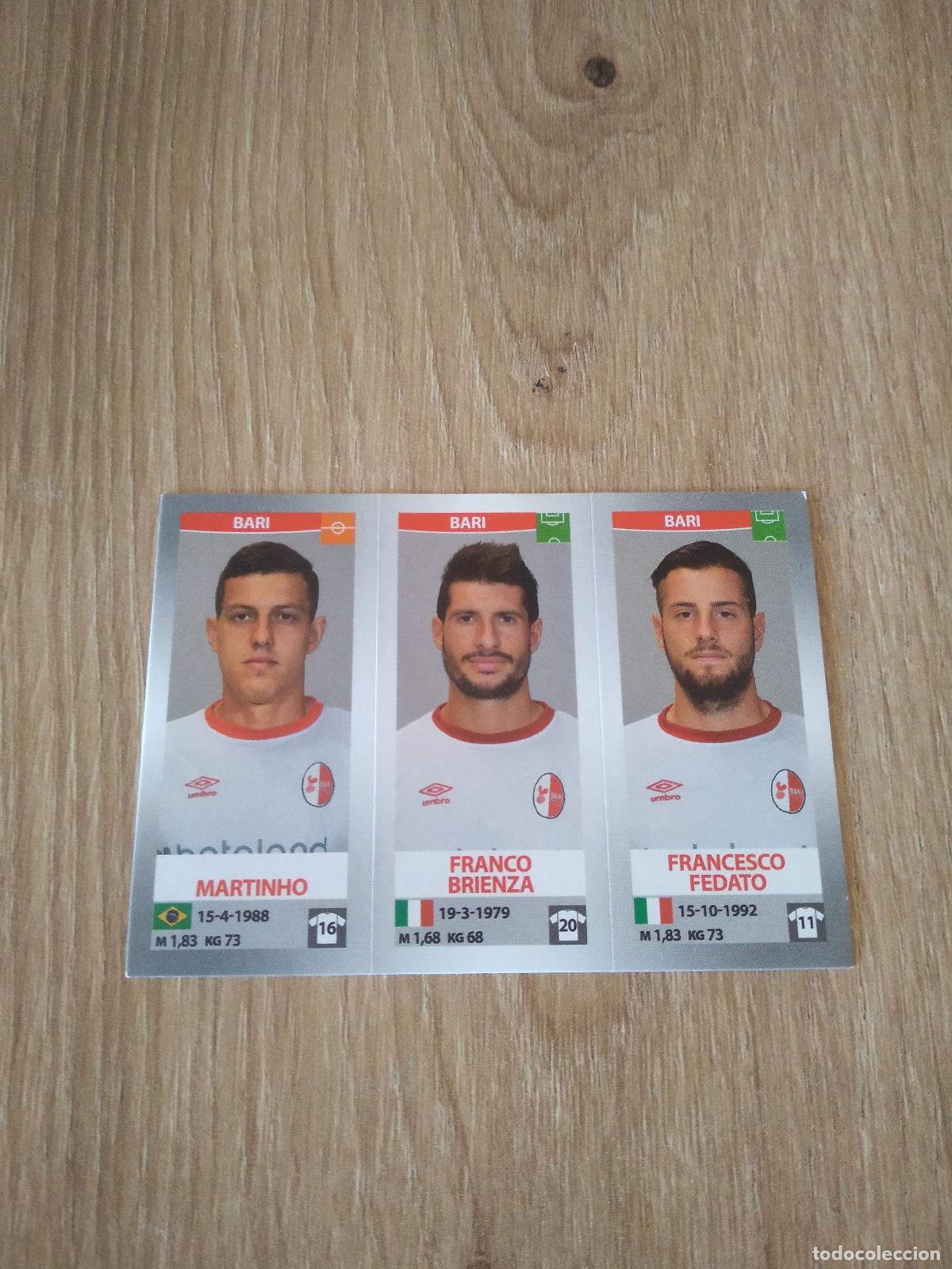 Cromos de f&uacute;tbol: 602 MARTINHO BRIENZA FEDATO BARI CROMO FUTBOL PANINI LIGA ITALIA 16-17 CALCIATORI 2016-2017