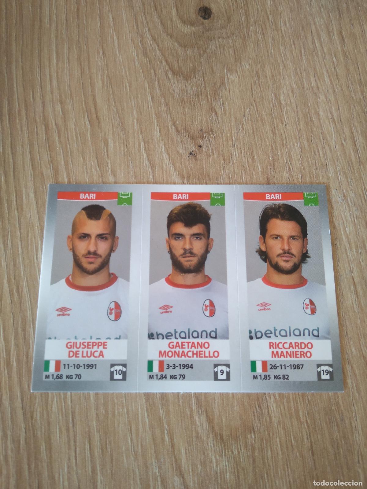 Football Stickers: 603 DE LUCA MONACHELLO MANIERO BARI CROMO FUTBOL PANINI LIGA ITALIA 16-17 CALCIATORI 2016-2017