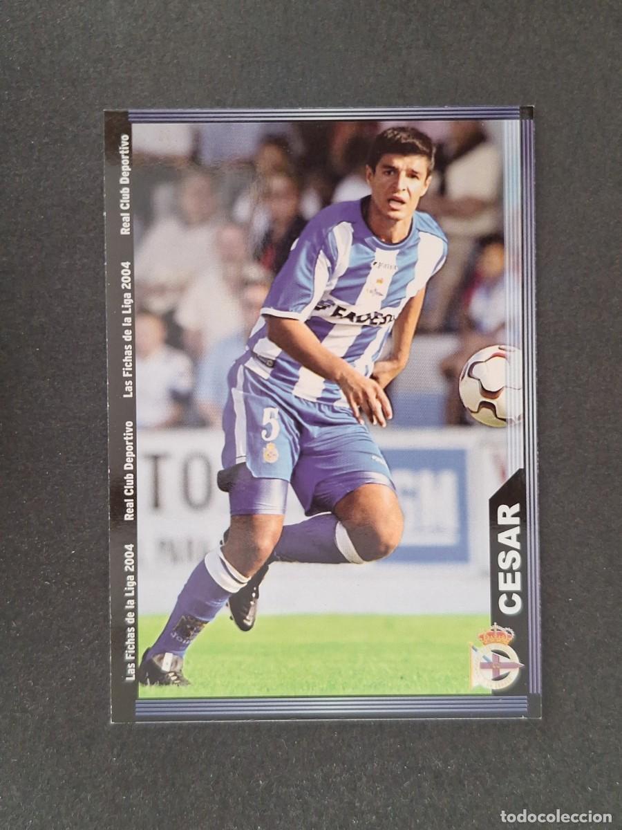 Football Stickers: L1 CESAR DEPORTIVO DE LA CORU&Ntilde;A 65 MUNDICROMO LAS FICHAS DE LA LIGA 2004 03 04