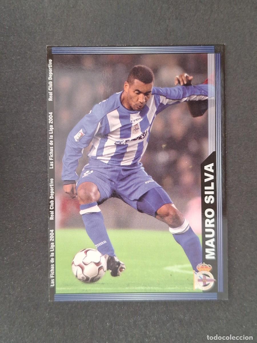 Football Stickers: L1 MAURO SILVA DEPORTIVO DE LA CORU&Ntilde;A 67 MUNDICROMO LAS FICHAS DE LA LIGA 2004 03 04