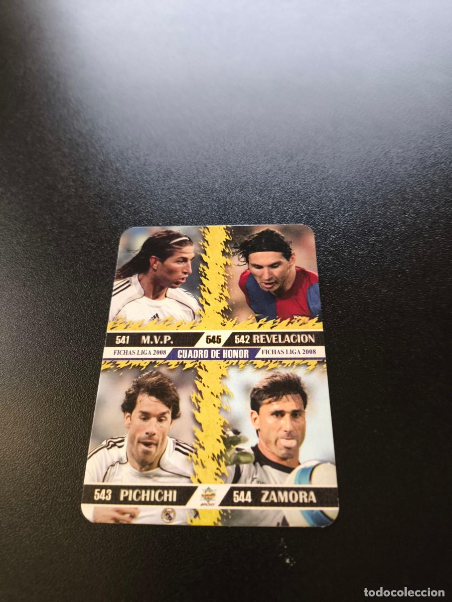 Figurine di Calcio: 545 LIONEL MESSI FC BARCELONA 2008 MUNDICROMO LAS FICHAS DE LA LIGA &rdquo;CUADRO DE HONOR&rdquo;
