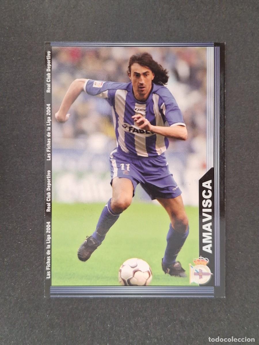 Football Stickers: L1 AMAVISCA DEPORTIVO DE LA CORU&Ntilde;A 71 MUNDICROMO LAS FICHAS DE LA LIGA 2004 03 04