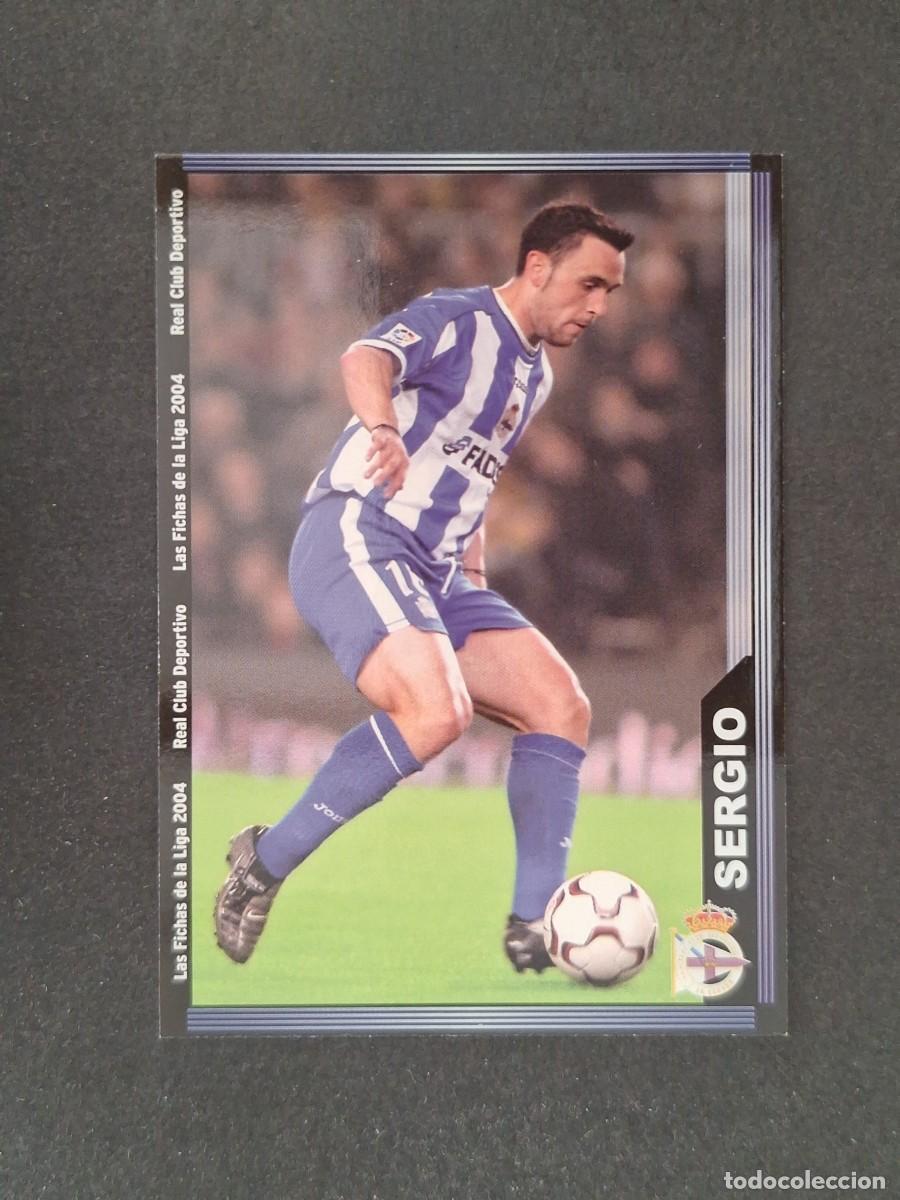 Fu&szlig;ball-Sticker: L1 SERGIO DEPORTIVO DE LA CORU&Ntilde;A 72 MUNDICROMO LAS FICHAS DE LA LIGA 2004 03 04
