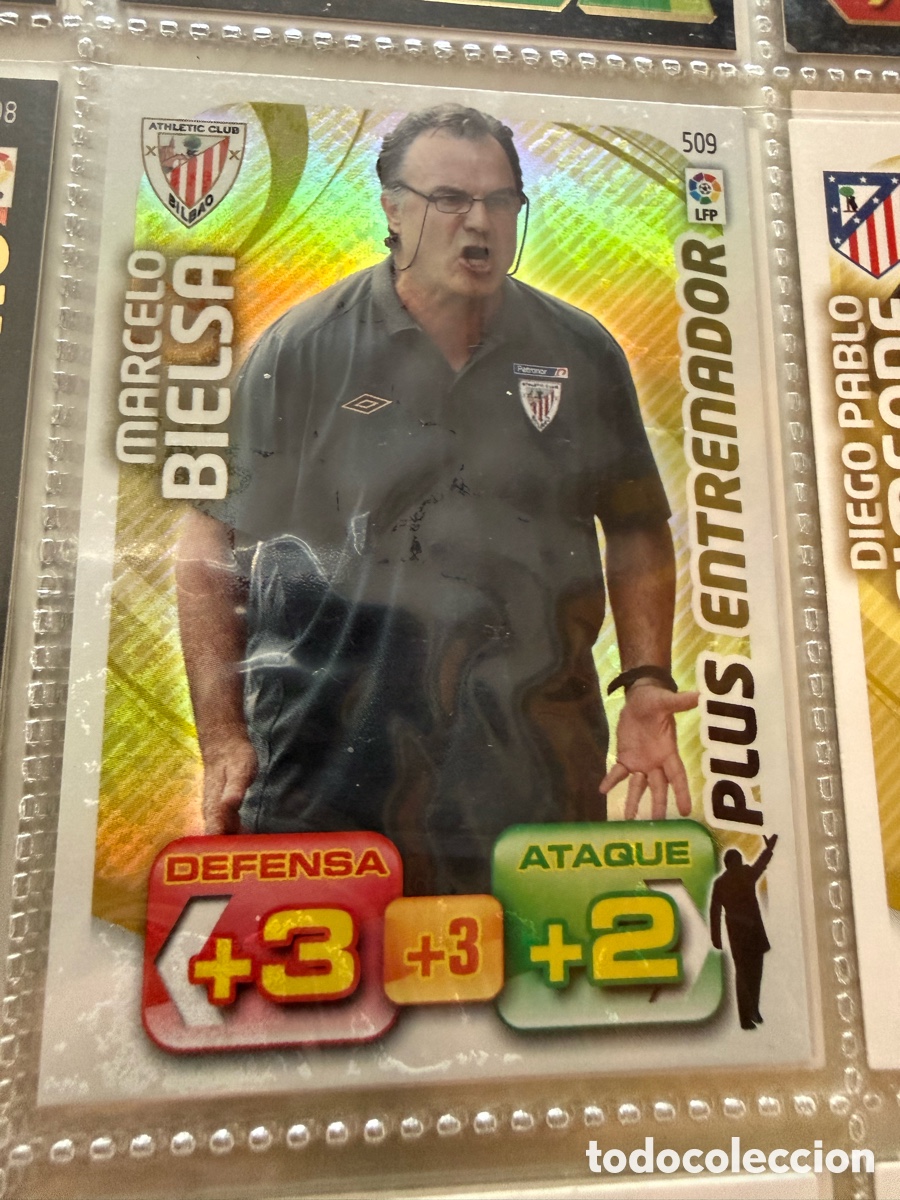 Fu&szlig;ball-Sticker: ADRENALYN XL. 2011-12. BIELSA ( Athletic). PLUS ENTRENADOR