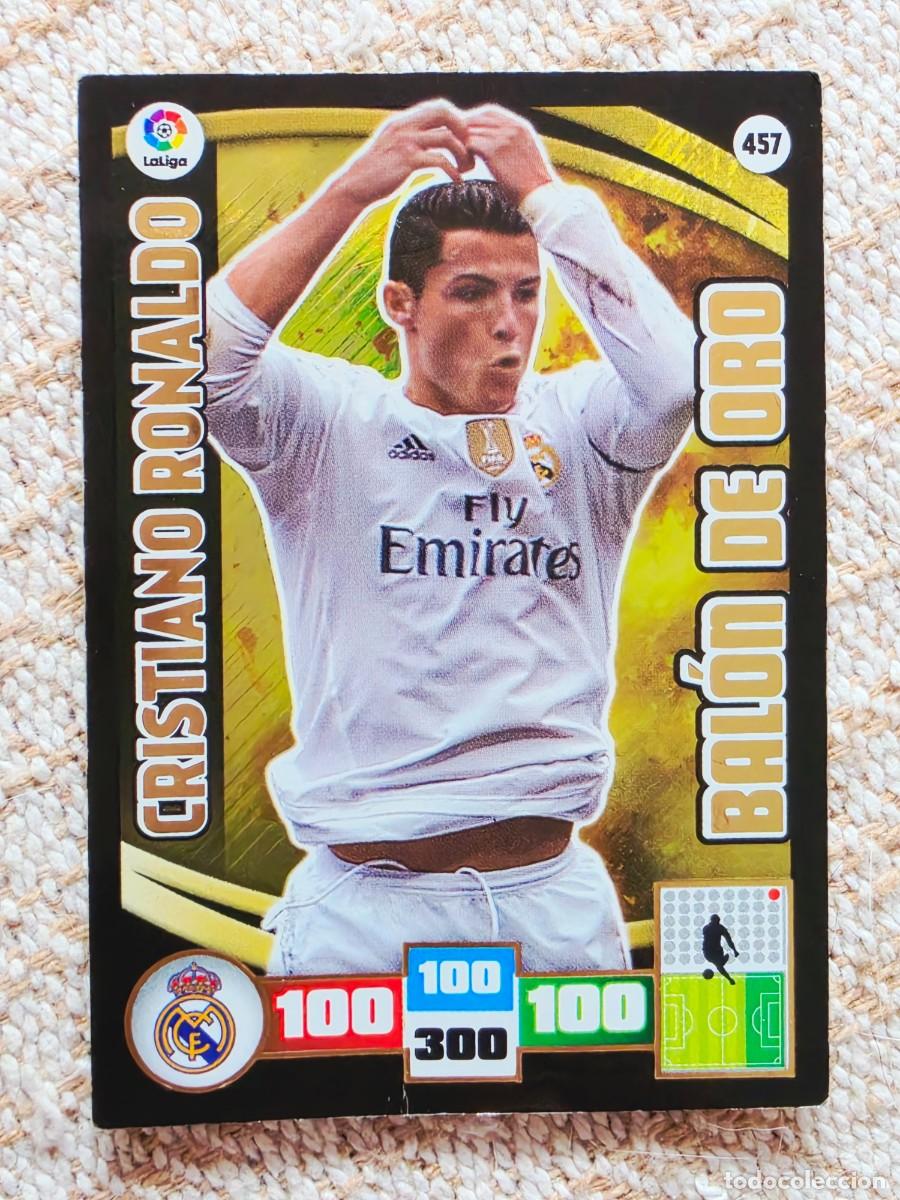 Figurine di Calcio: 457 Cristiano Ronaldo, Real Madrid, Bal&oacute;n de Oro, Panini Adrenalyn XL Liga 2015 2016 15 16