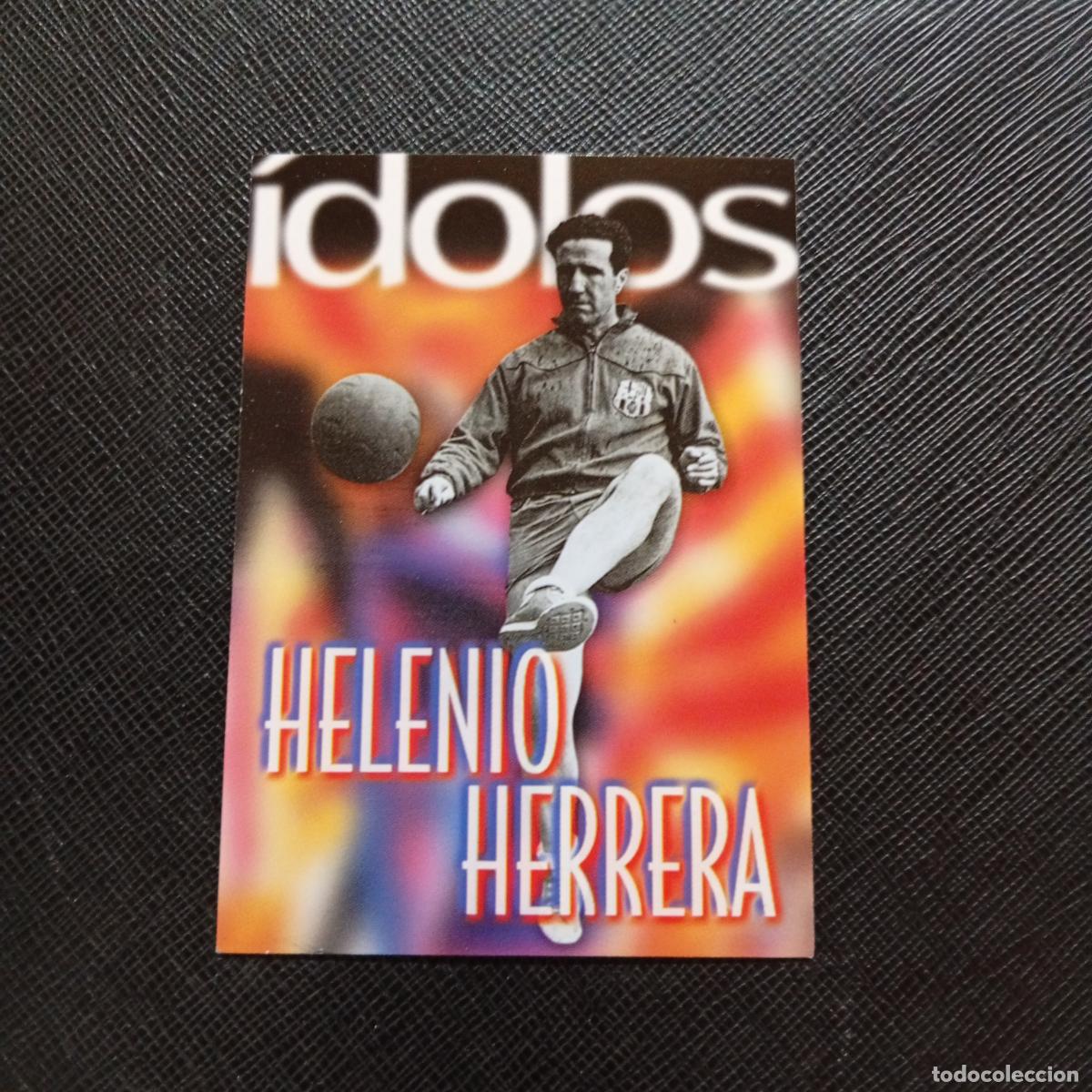 Fu&szlig;ball-Sticker: 133 HELENIO HERRERA PANINI BARCELONA 1899 1999 CENTENARIO 100 A&Ntilde;OS CROMO BARCA - A174 PG379