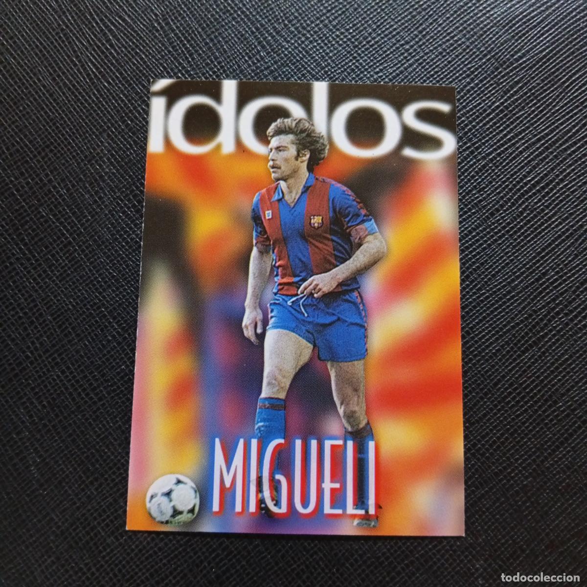 Fu&szlig;ball-Sticker: 137 MIGUELI PANINI BARCELONA 1899 1999 CENTENARIO 100 A&Ntilde;OS CROMO BARCA - A174 PG379