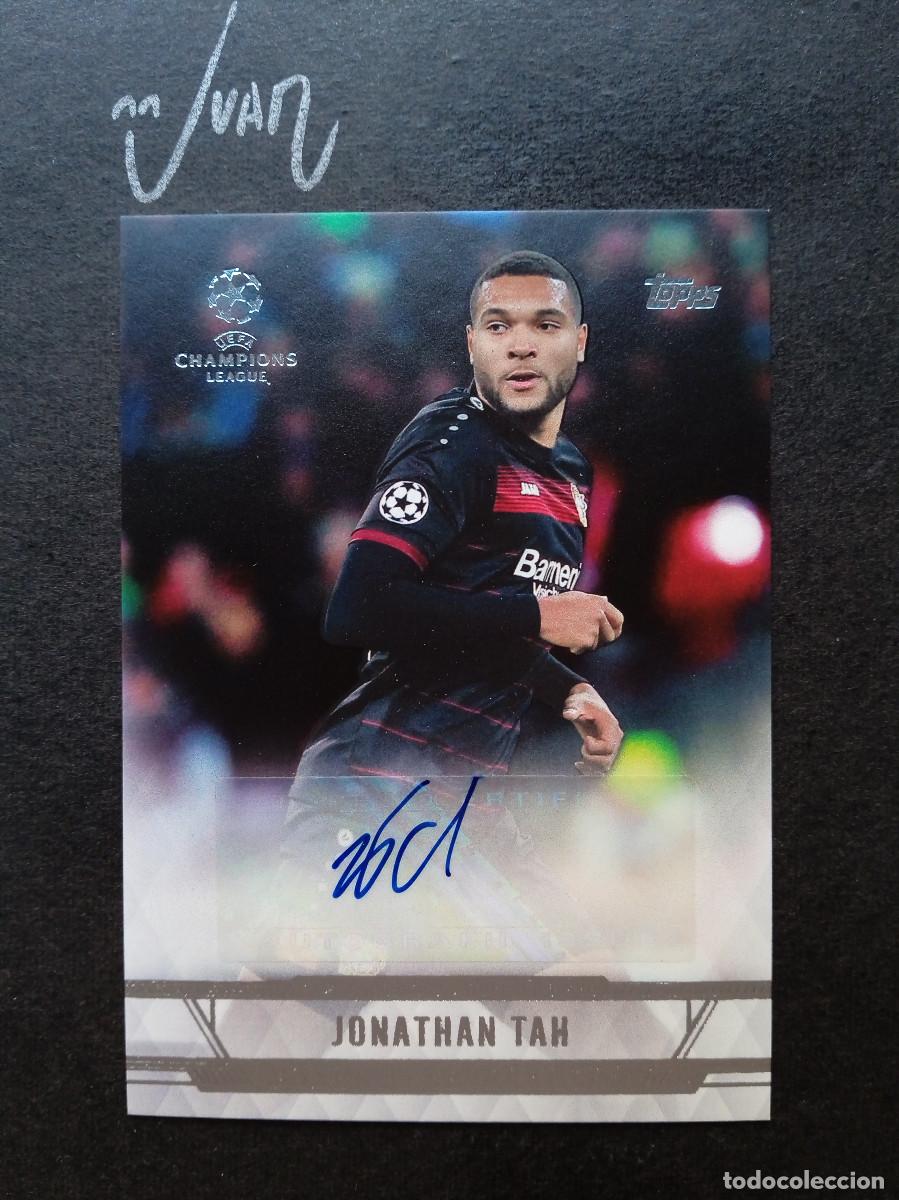 Cromos de f&uacute;tbol: AUTOGRAFO JONATHAN TAH BAYER LEVERKUSEN ALEMANIA MUNDIAL 2026 ⚽ TOPPS&reg; SHOWCASE CHAMPIONS 16 17 2017