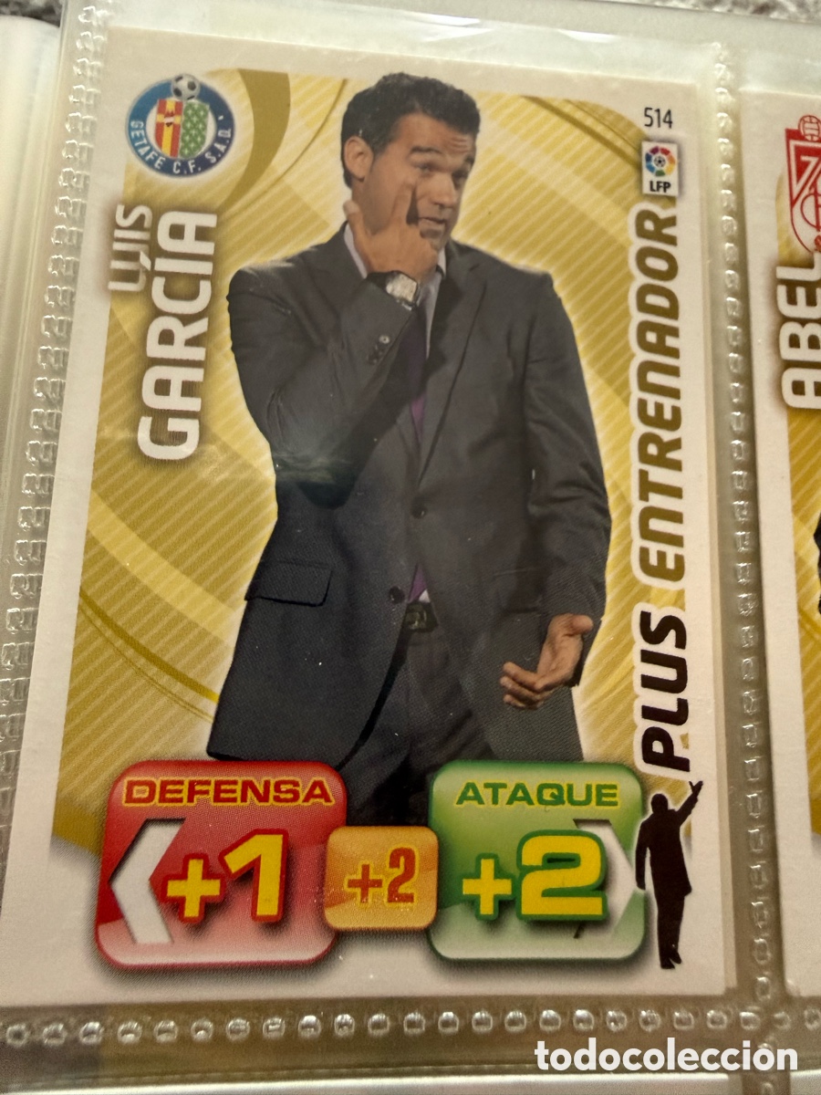 Cromos de Futebol: ADRENALYN XL 2011-12. LUIS GARCIA ( Getafe ). PLUS ENTRENADOR