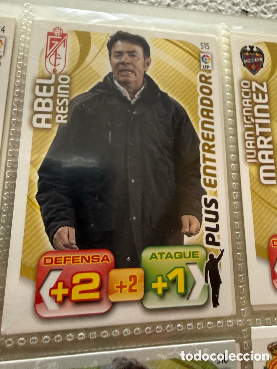 Cromos de f&uacute;tbol: ADRENALYN XL. 2011-12. ABEL RESINO ( Granada ) PLUS ENTRENADOR