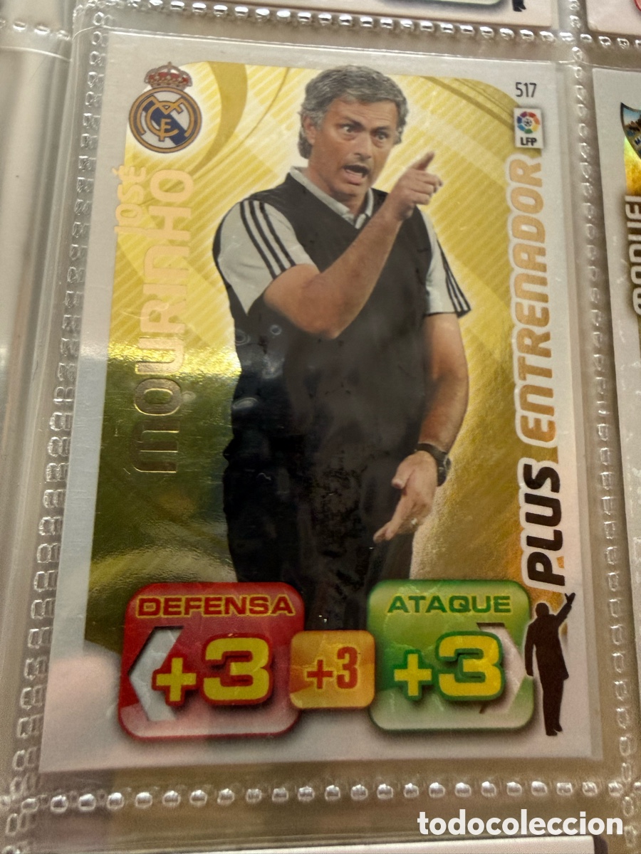 Cromos de f&uacute;tbol: ADRENALYN XL. 2011-12. MOURINHO ( Real Madrid). PLUS ENTRENADOR