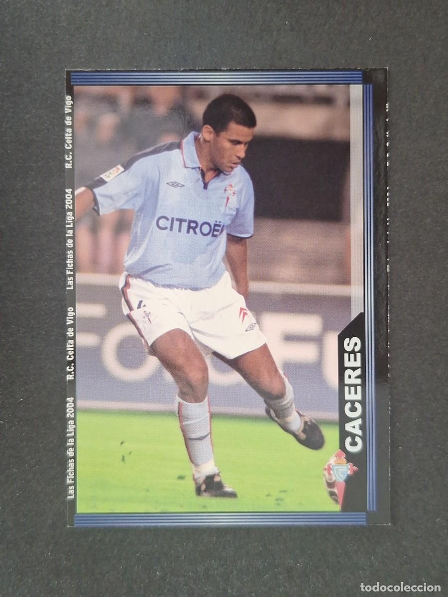 Cromos de f&uacute;tbol: L1 CACERES CELTA DE VIGO 91 MUNDICROMO LAS FICHAS DE LA LIGA 2004 03 04