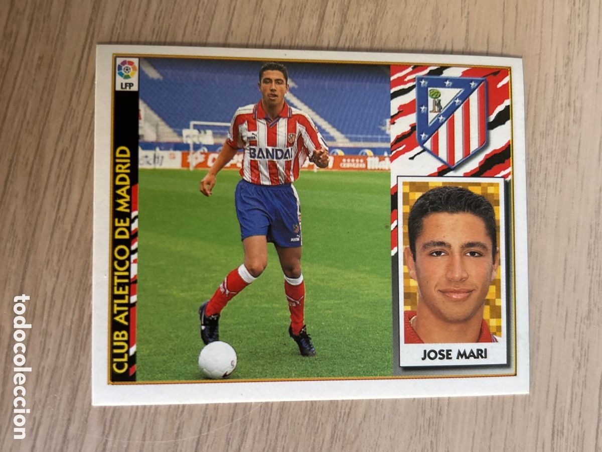 Cromos de f&uacute;tbol: JOSE MARI ATLETICO DE MADRID LIGA ESTE 1997 1998 97 98 NUNCA PEGADO SIN PEGAR