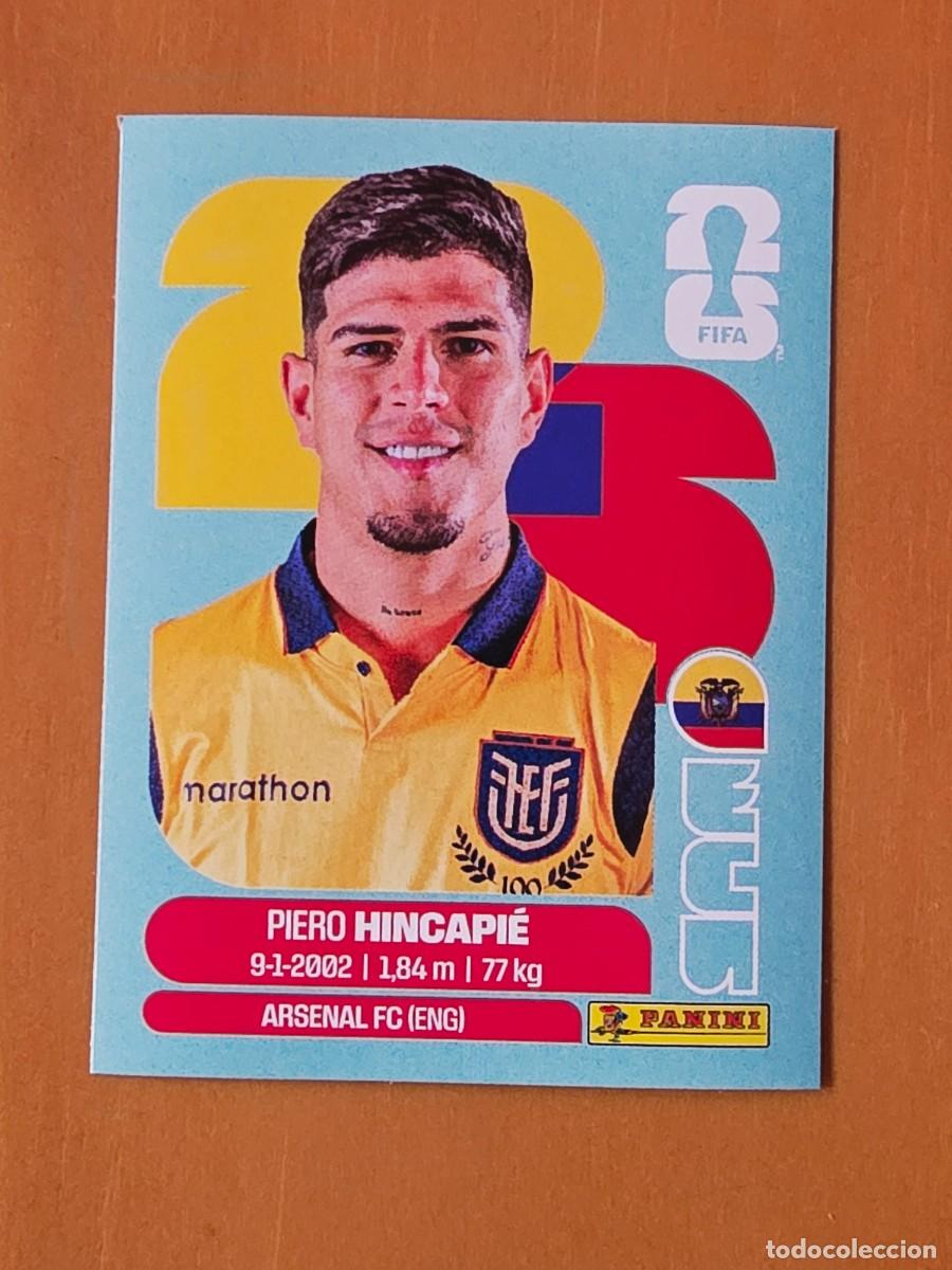 Cromos de f&uacute;tbol: ECU 4 Piero Hincapi&eacute;, Ecuador, Panini FIFA World Cup Mundial 2026 Sticker