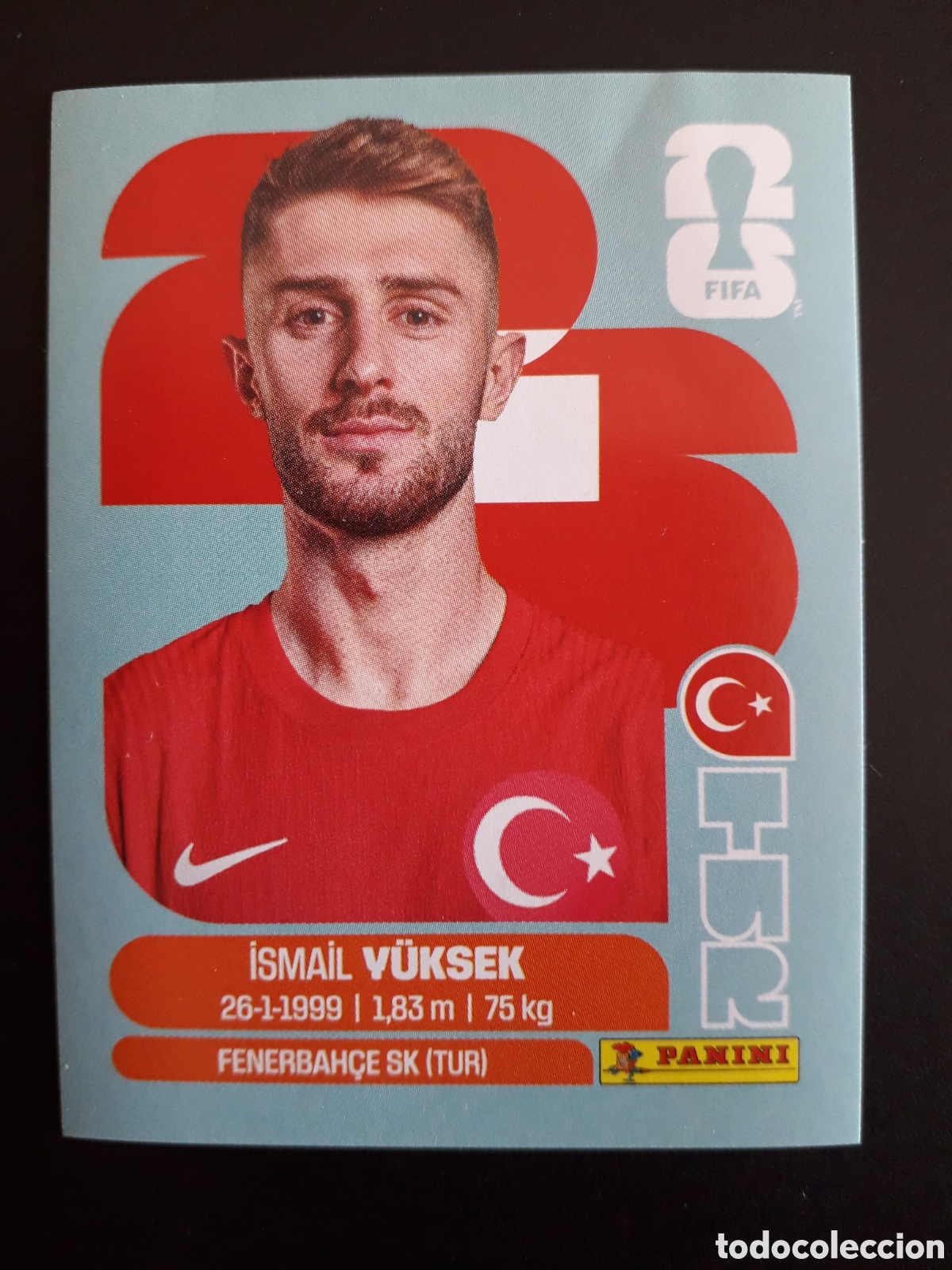 Fu&szlig;ball-Sticker: Y&Uuml;KSEK TURQU&Iacute;A TUR 10 MUNDIAL F&Uacute;TBOL 2026 FIFA WORLD CUP PANINI SIN PEGAR PEDIDO M&Iacute;NIMO 3&euro;