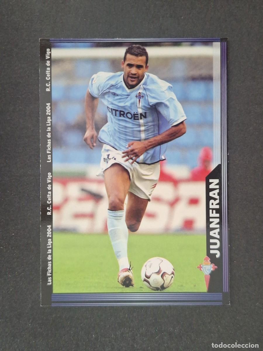 Cromos de f&uacute;tbol: L1 JUANFRAN CELTA DE VIGO 95 MUNDICROMO LAS FICHAS DE LA LIGA 2004 03 04