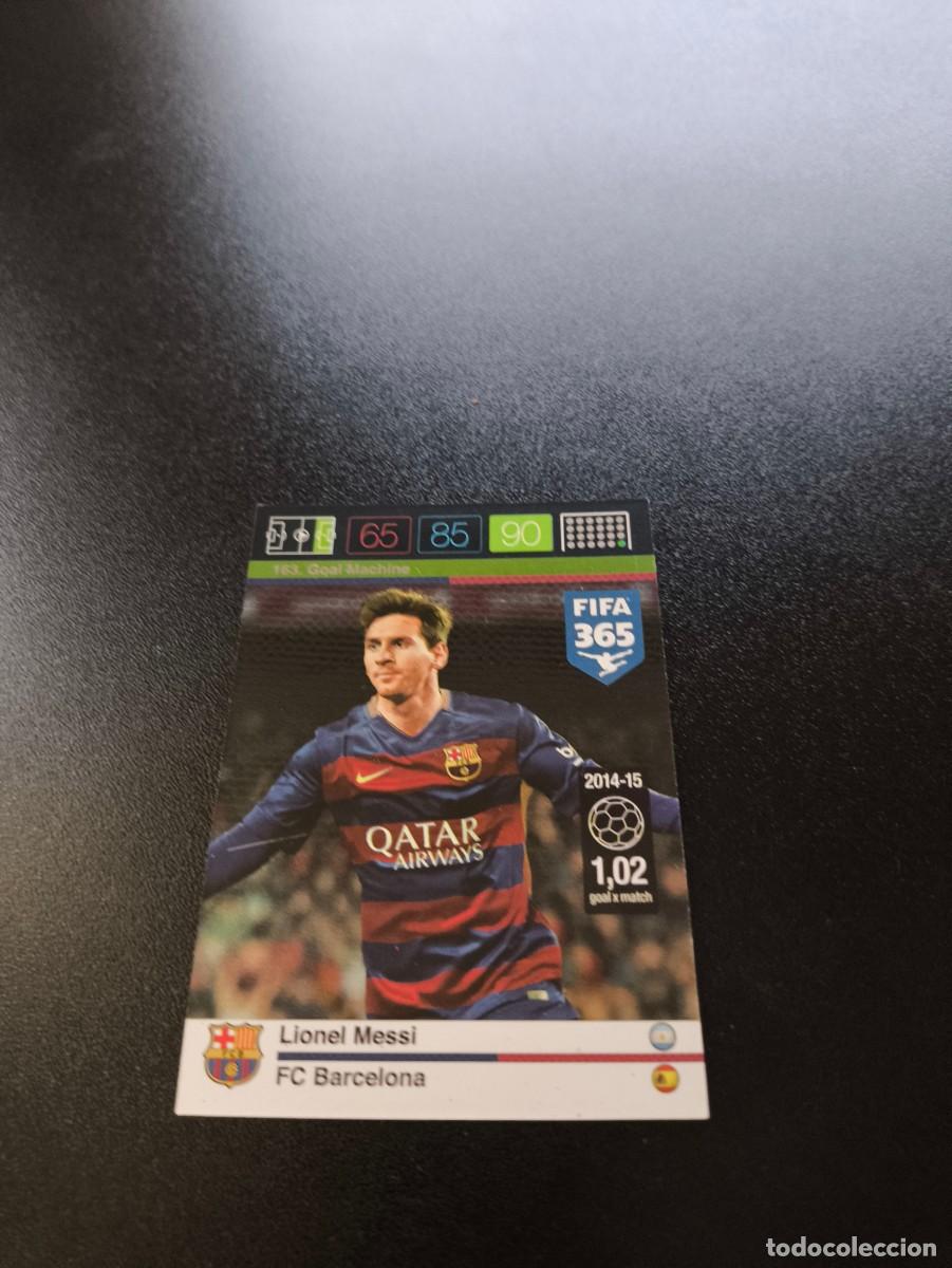 Football Stickers: 163 MESSI BARCELONA GOAL MACHINE PANINI ADRENALYN FIFA 365 2015 2016 15 16 NO ESTE LIGA ALBUM