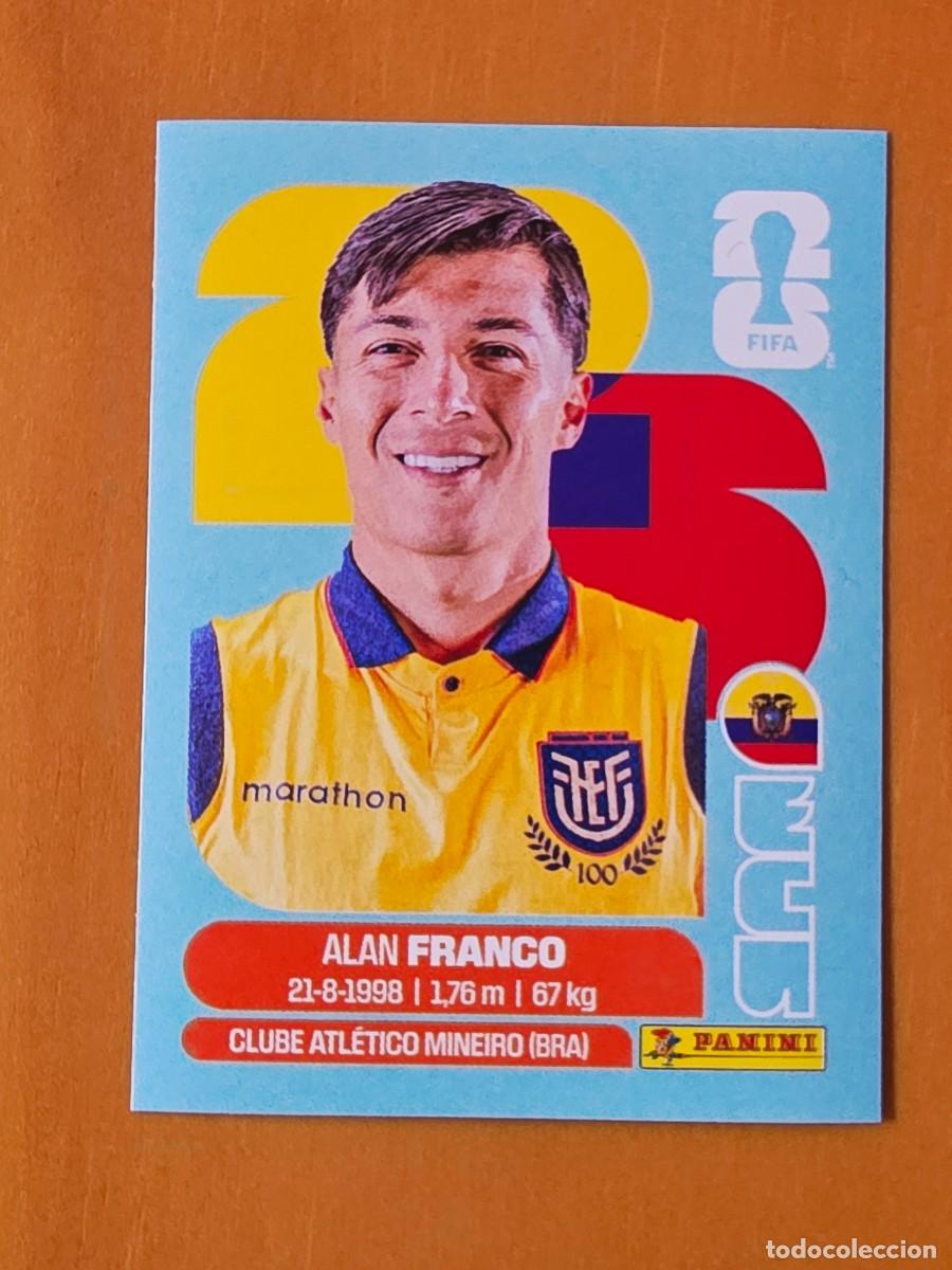 Cromos de f&uacute;tbol: ECU 10 Alan Franco, Ecuador, Panini FIFA World Cup Mundial 2026 Sticker